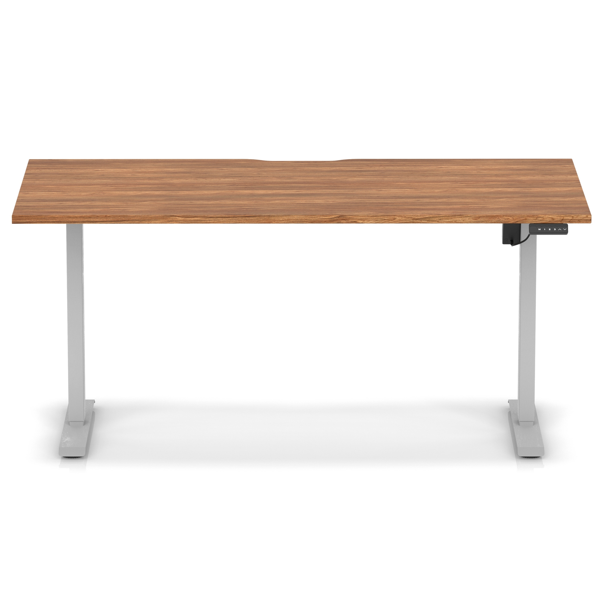 Walnut / Silver Frame
