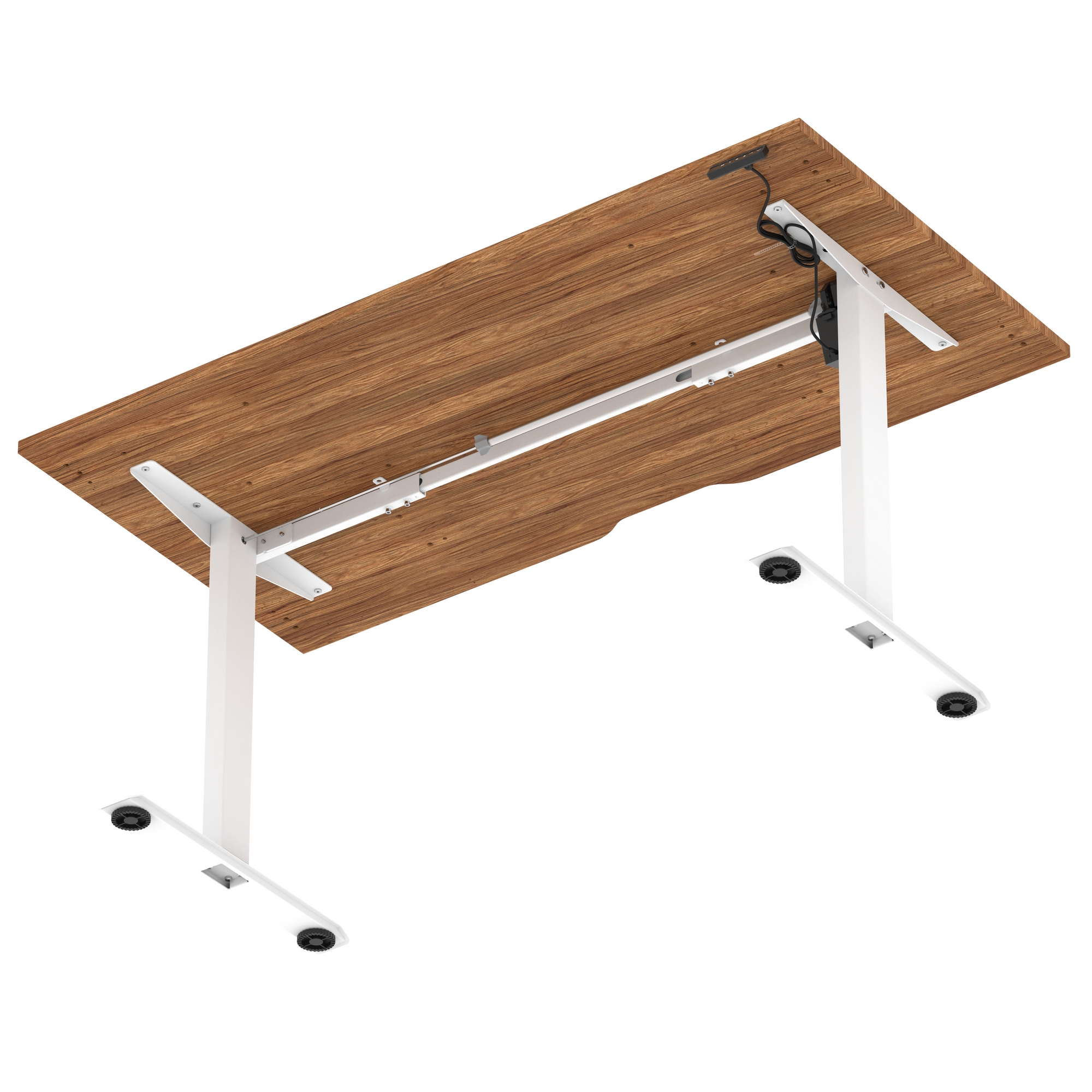 Walnut / White Frame