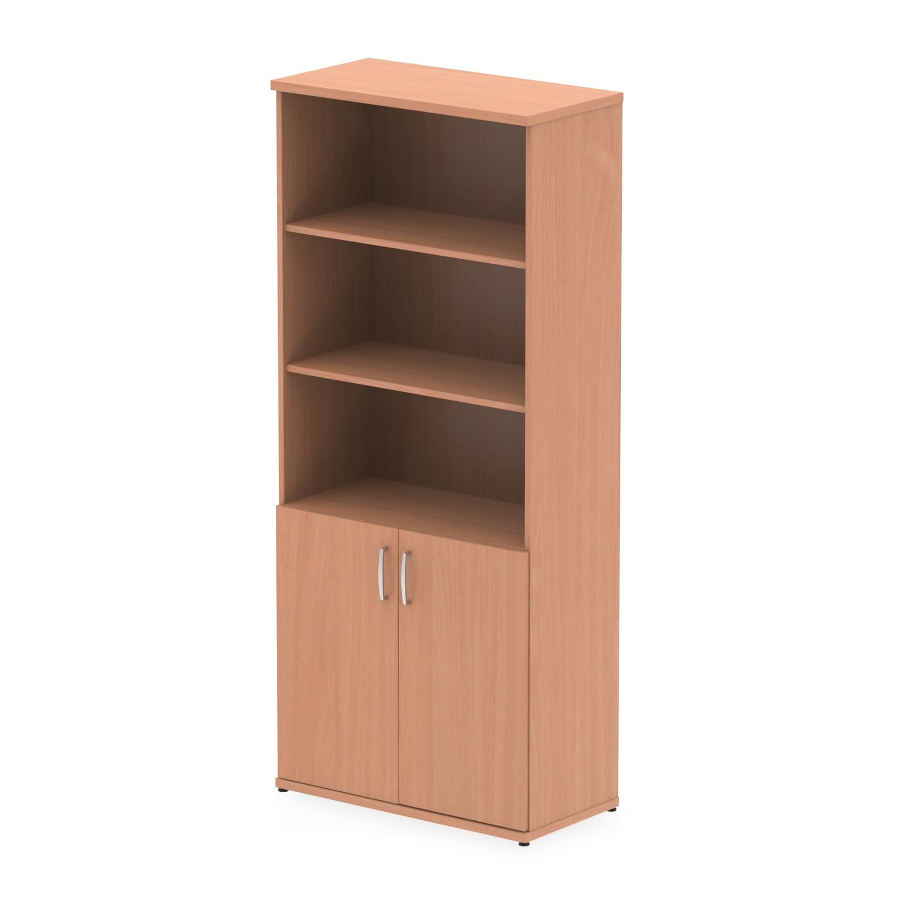 Impulse Open Shelves Cupboard — Beech