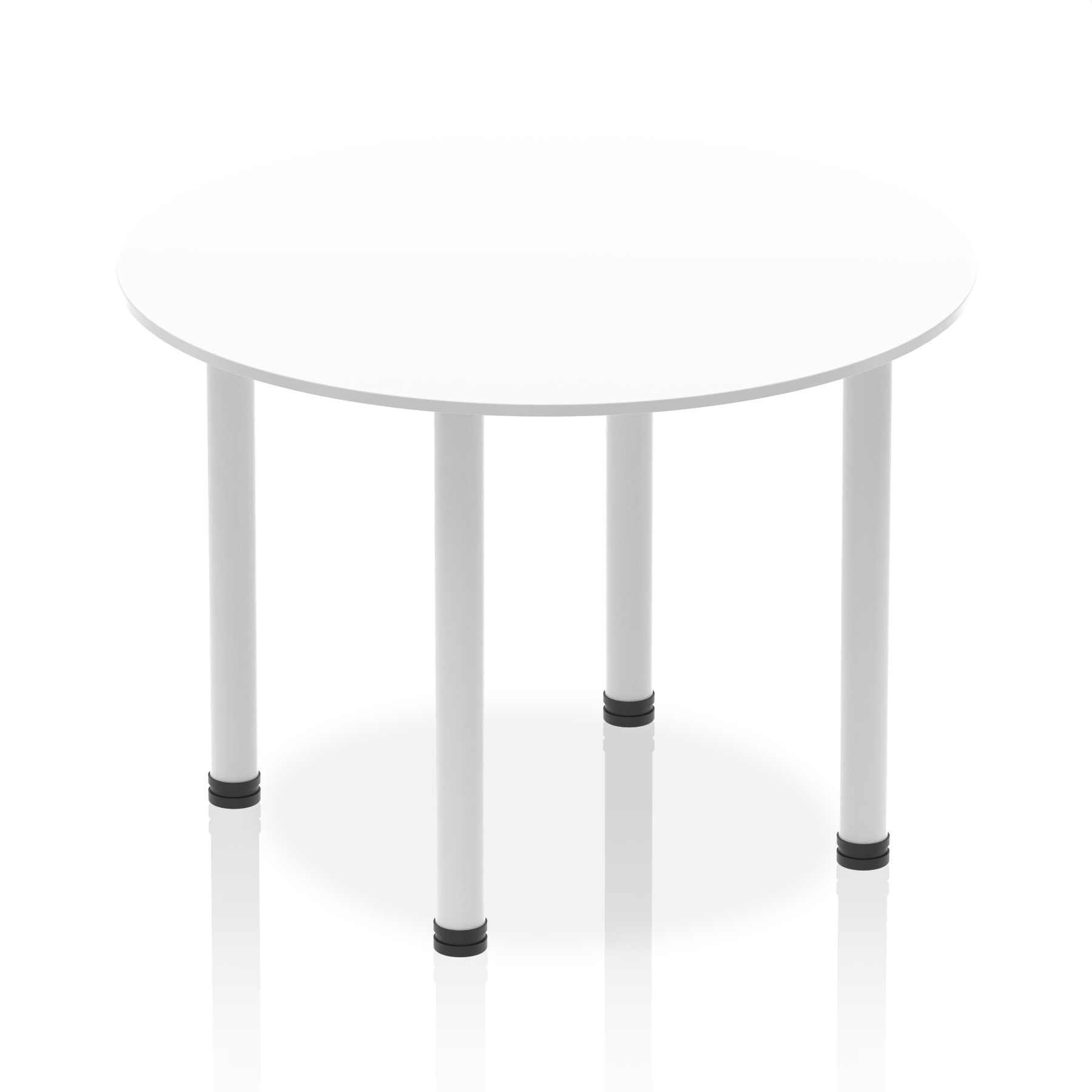 White / Silver Frame