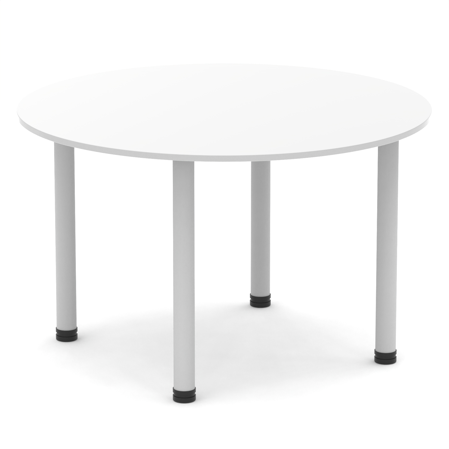 White / Silver Frame