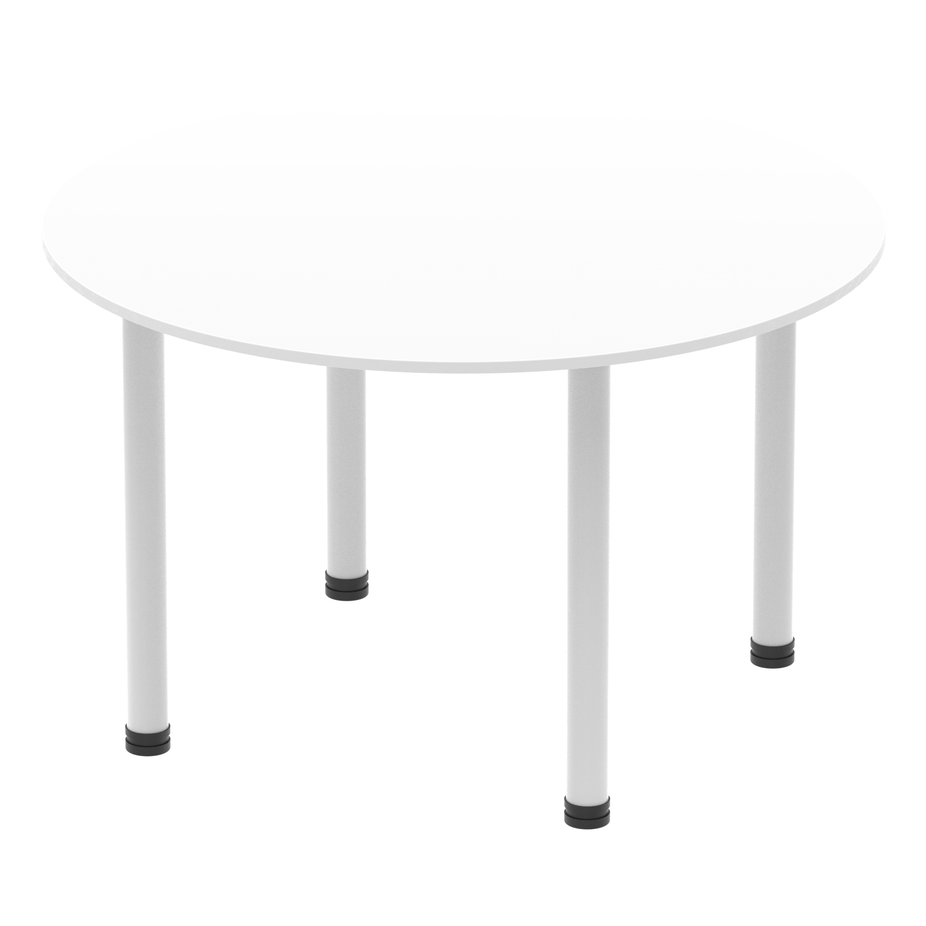 White / Silver Frame