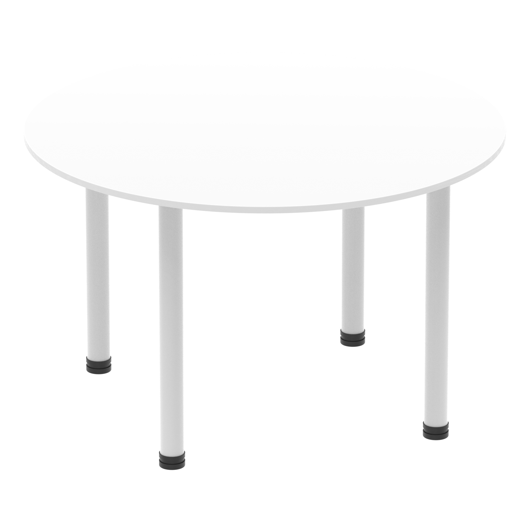 White / Silver Frame