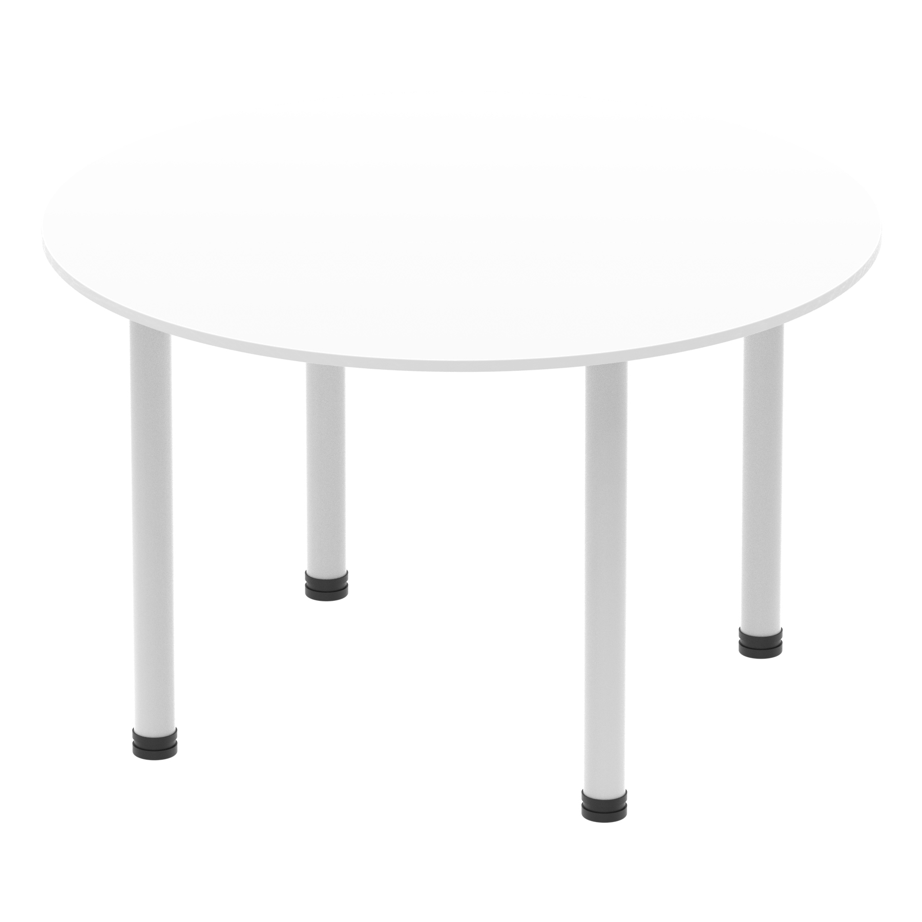 White / Silver Frame