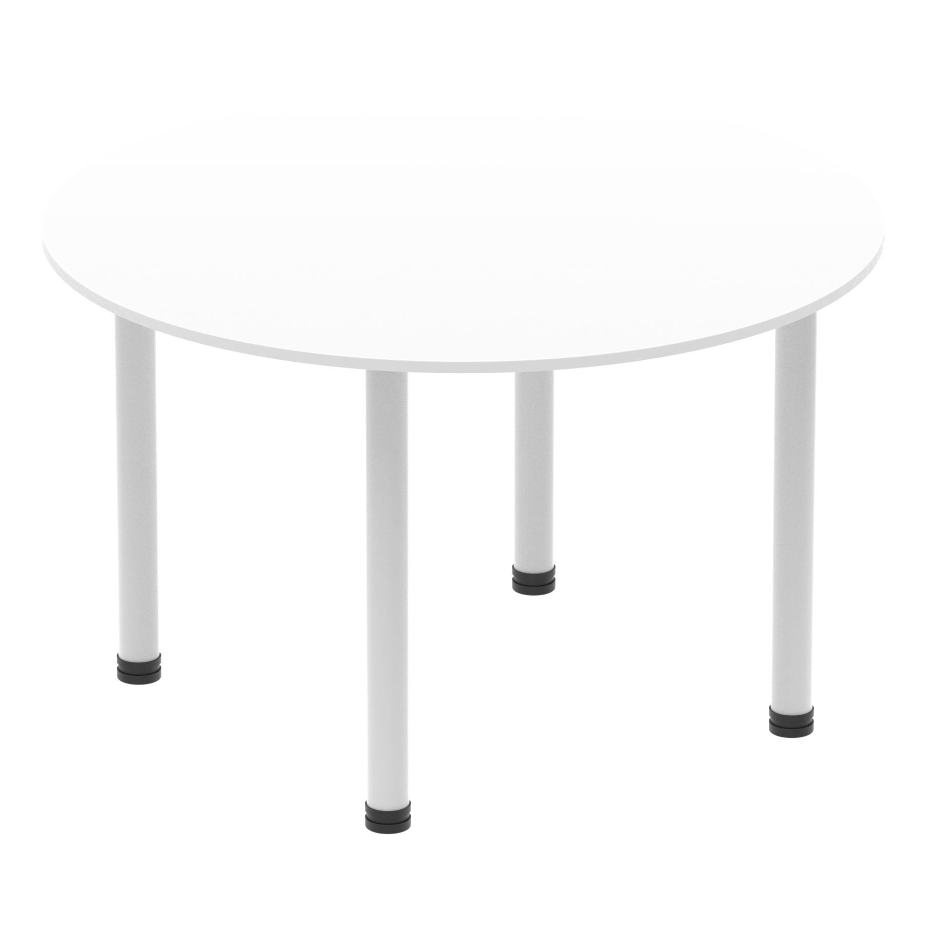 White / Silver Frame