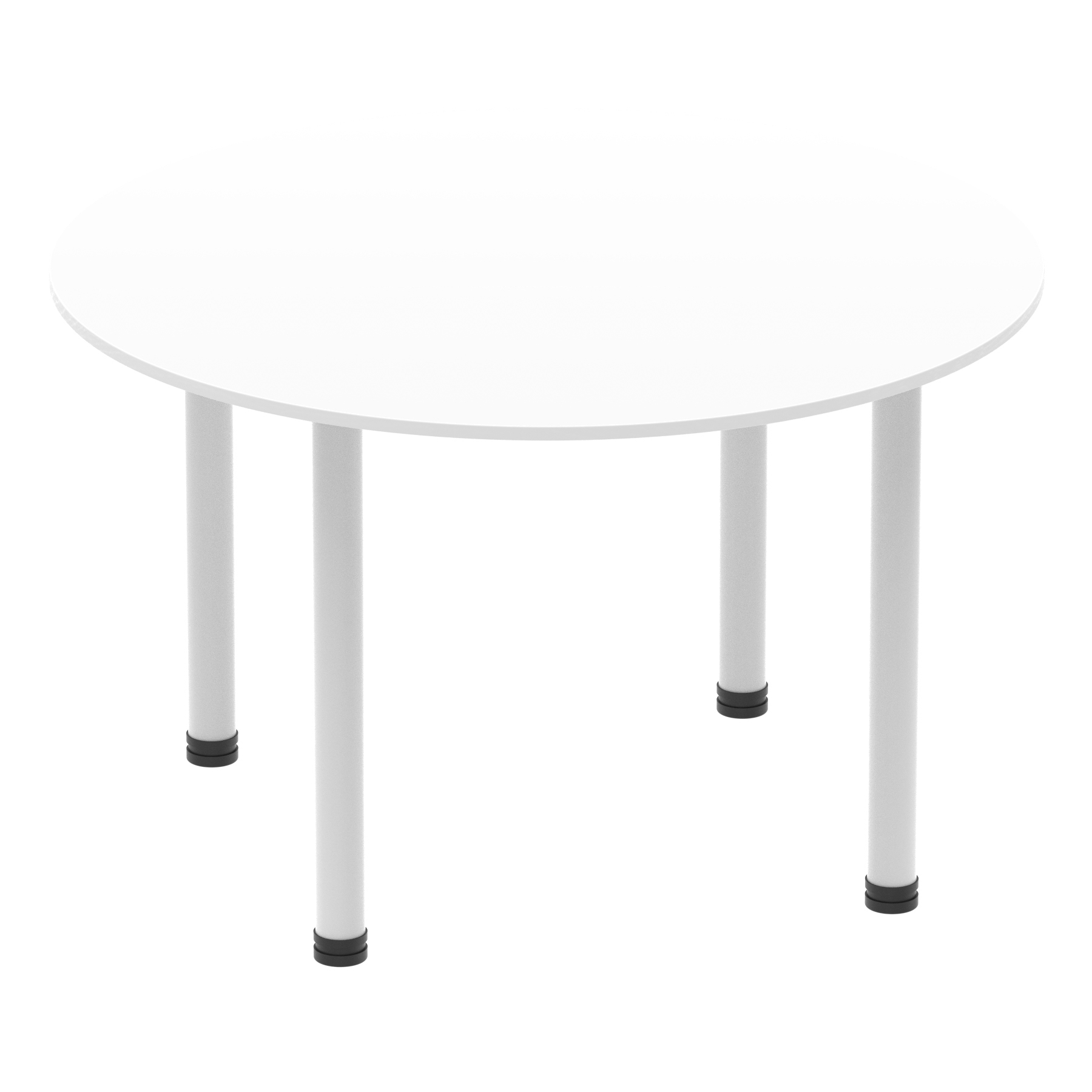 White / Silver Frame