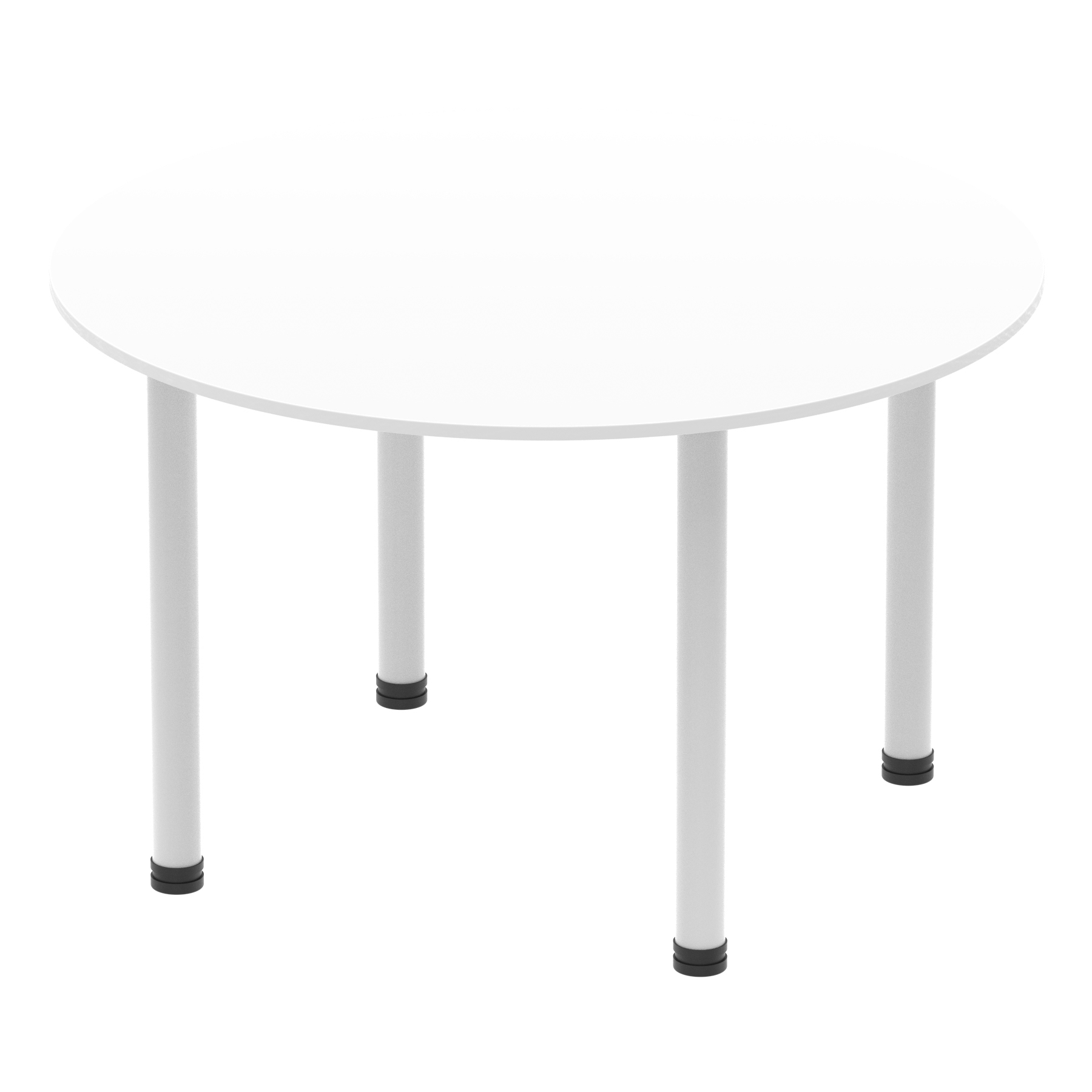 White / Silver Frame
