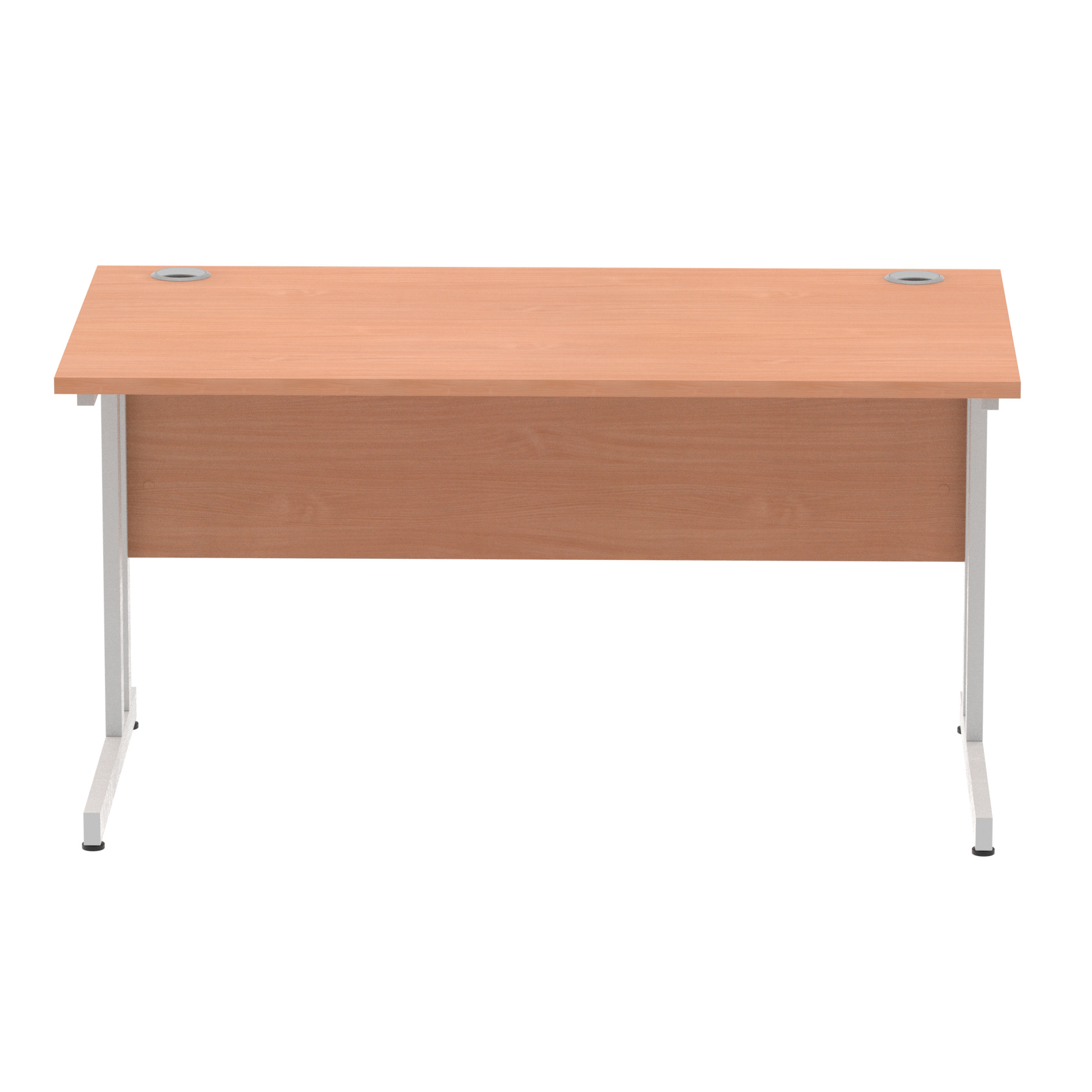 Beech / Silver Frame
