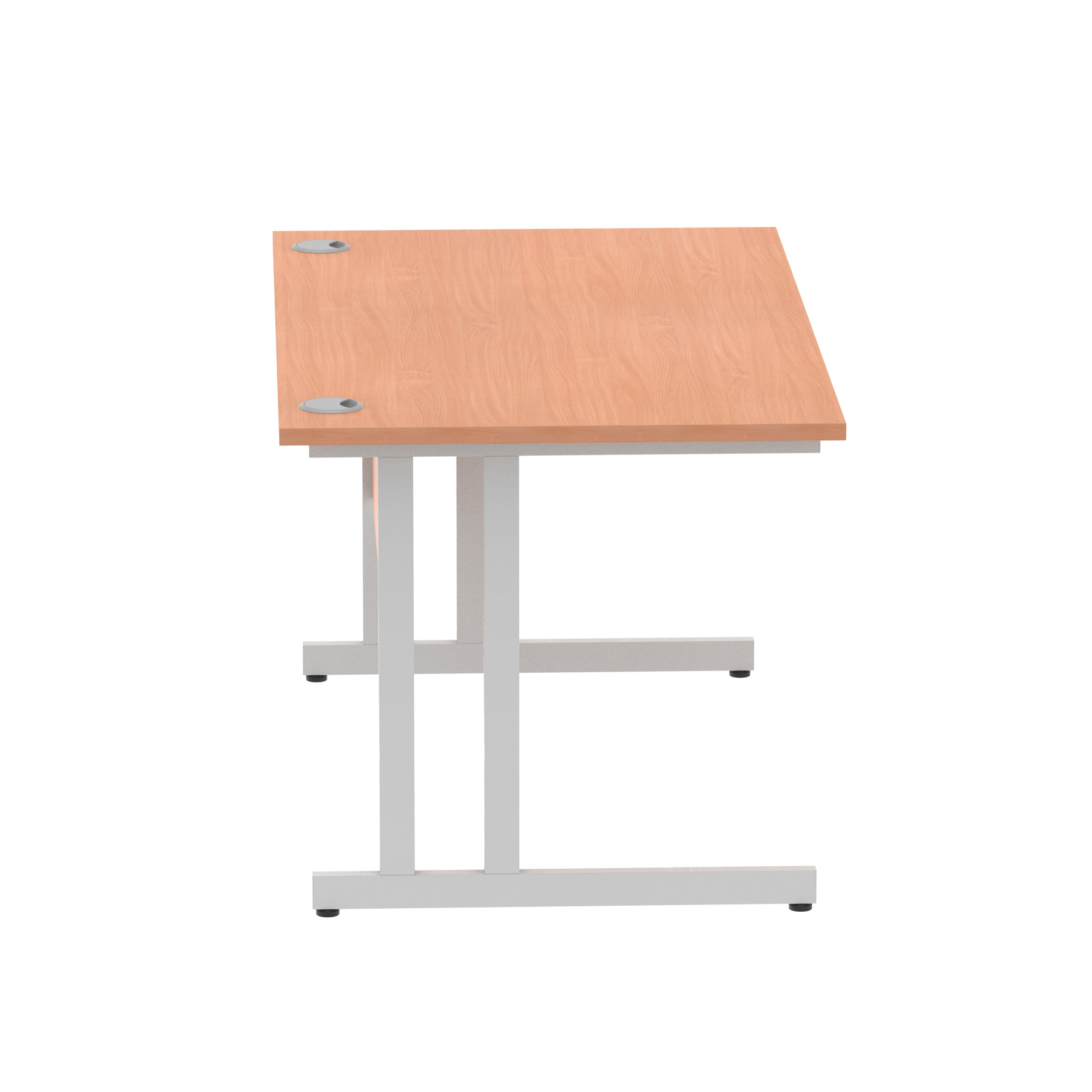Beech / Silver Frame