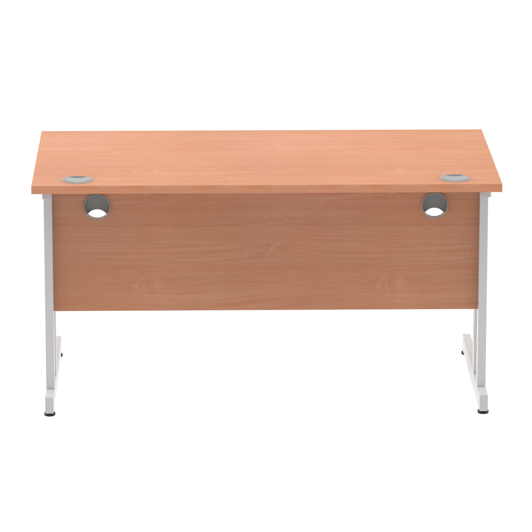 Beech / Silver Frame
