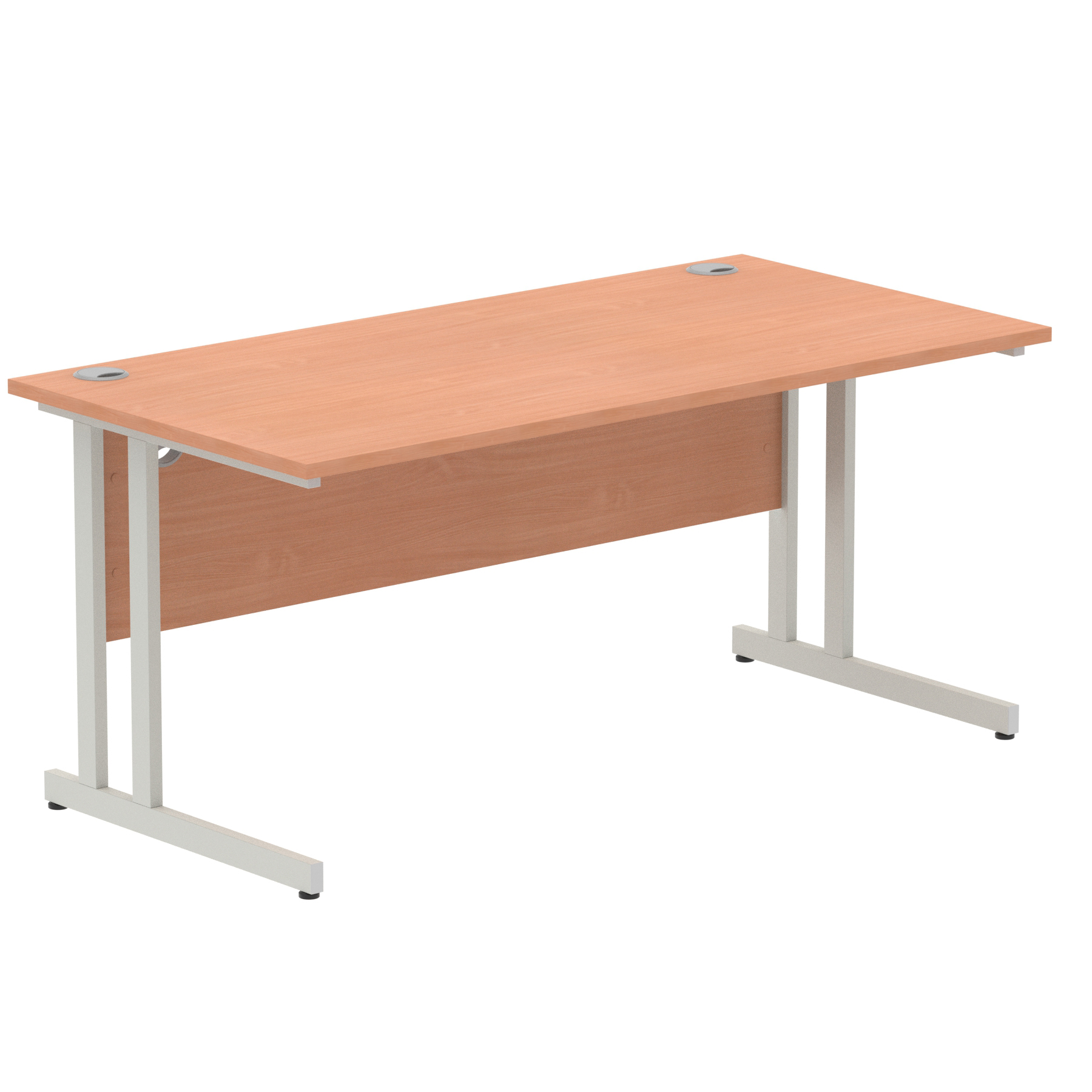 Beech / Silver Frame