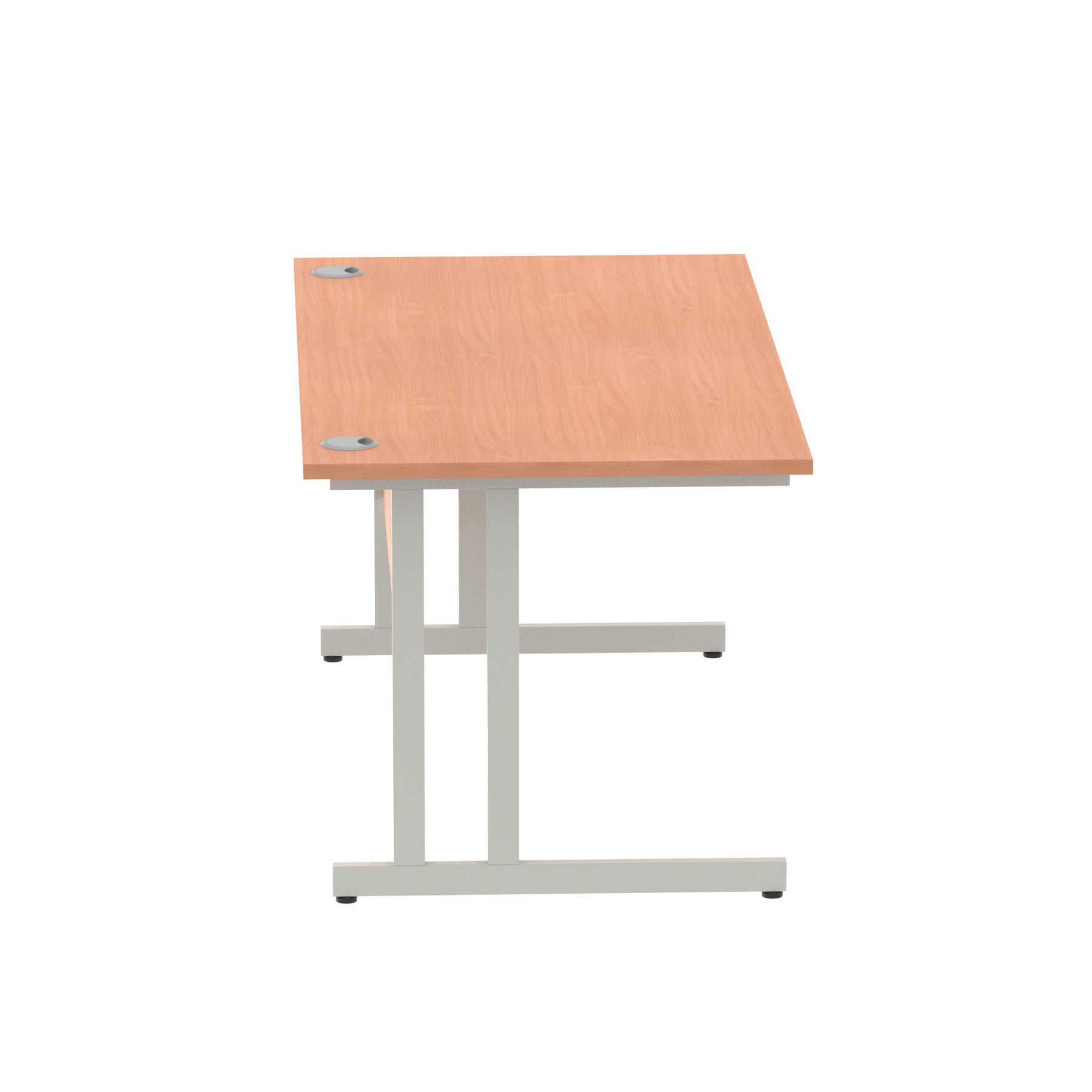 Beech / Silver Frame
