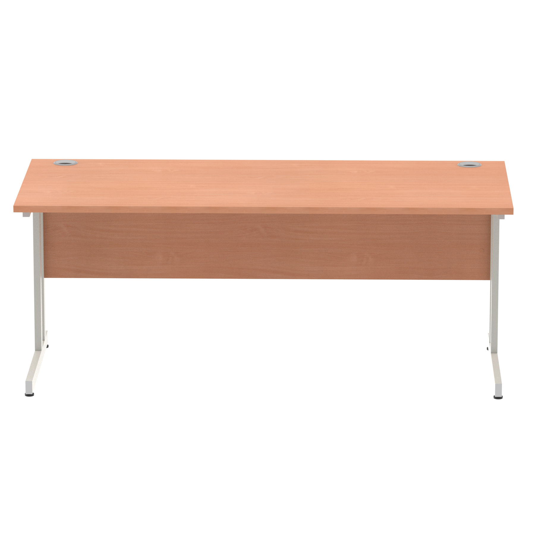 Beech / Silver Frame