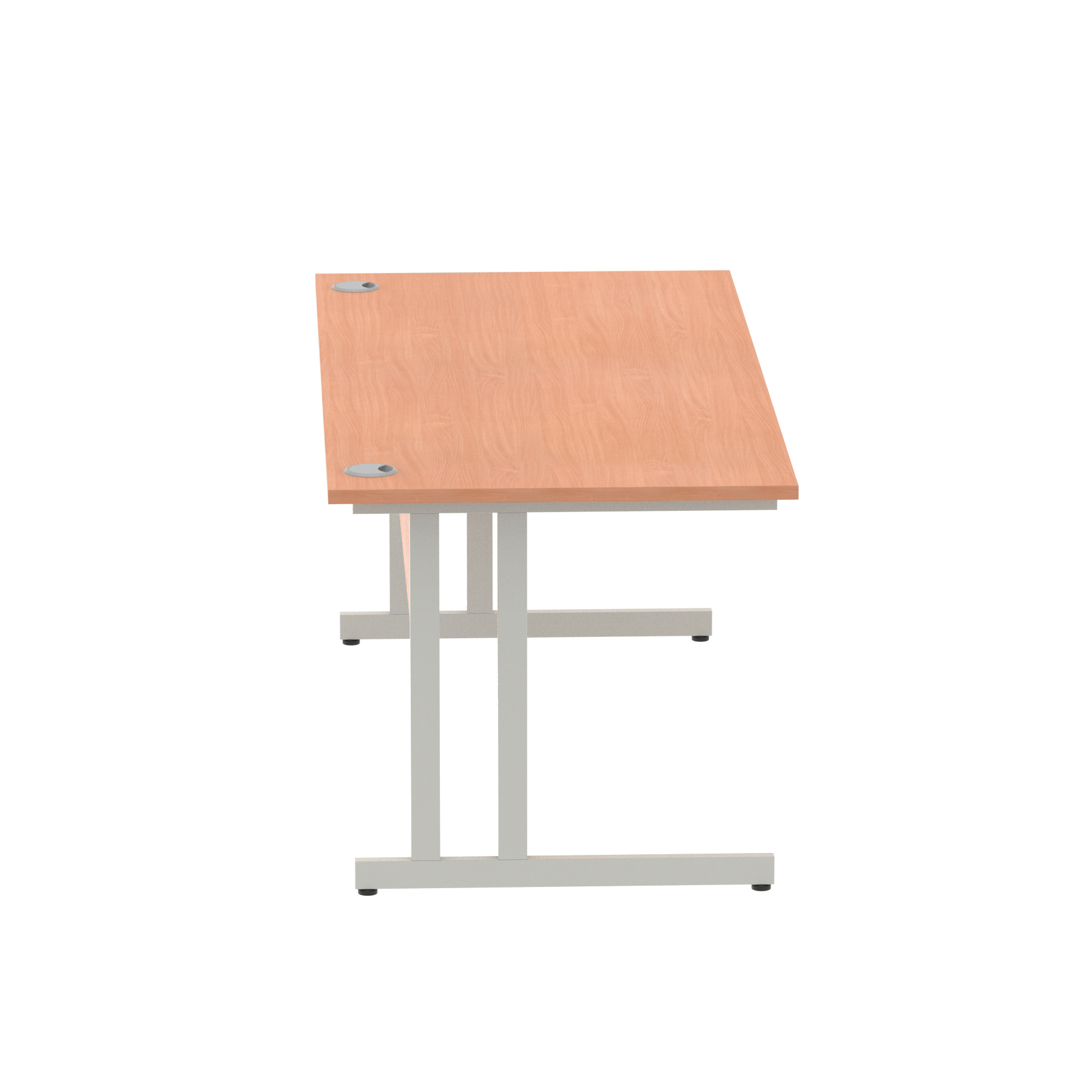 Beech / Silver Frame