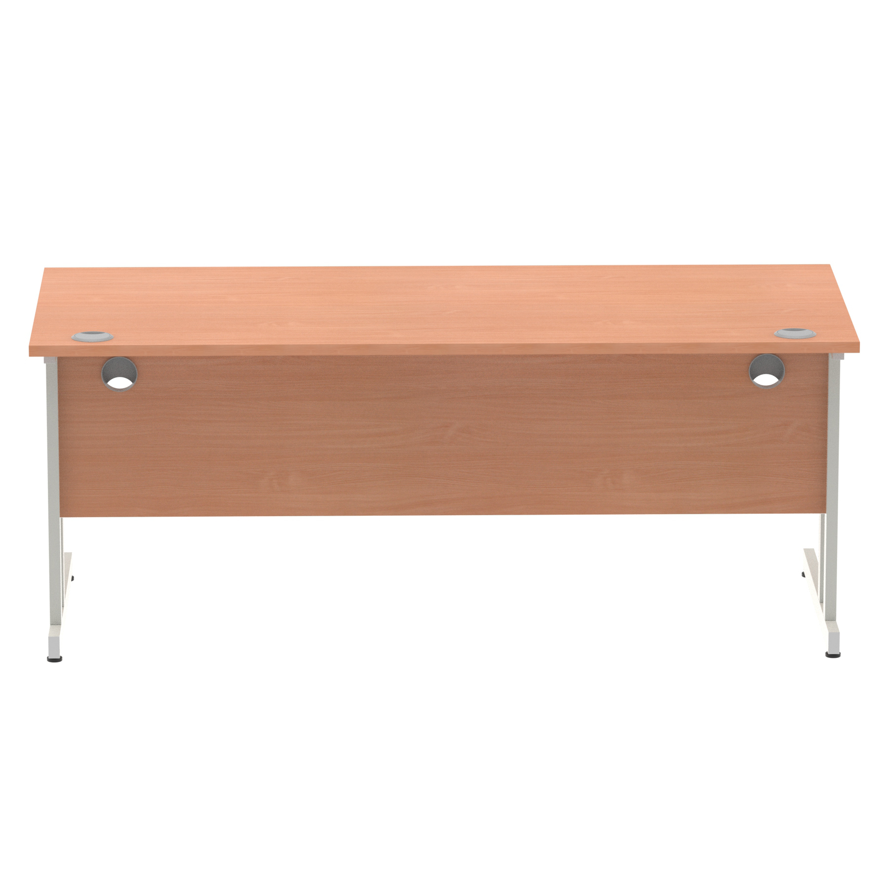 Beech / Silver Frame