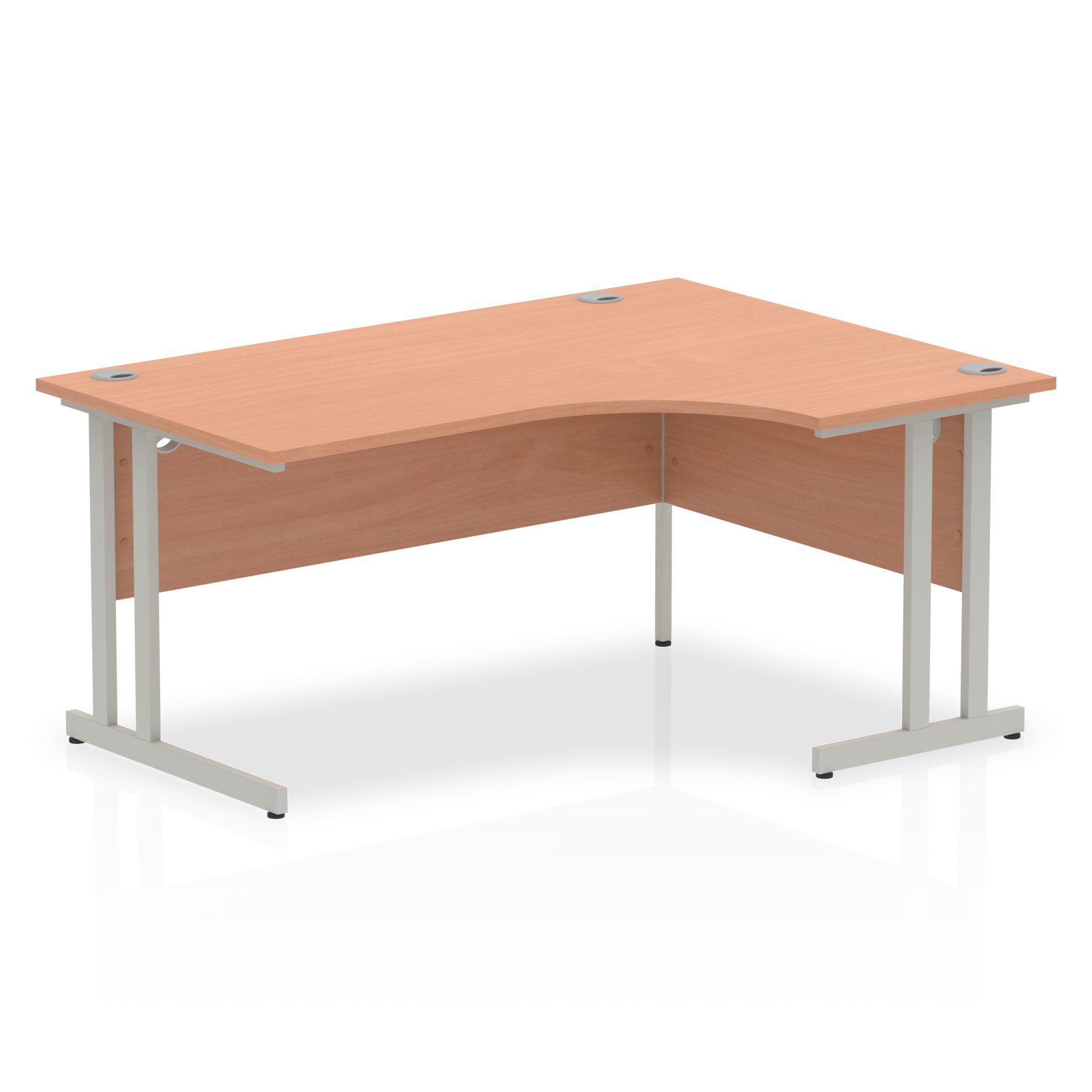 Beech / Silver Frame