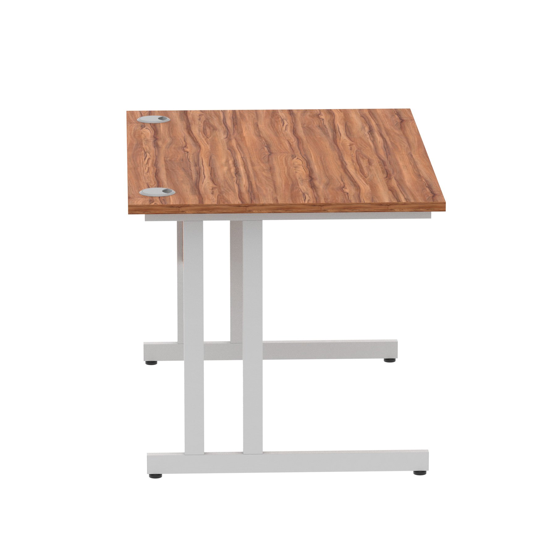 Walnut / Silver Frame