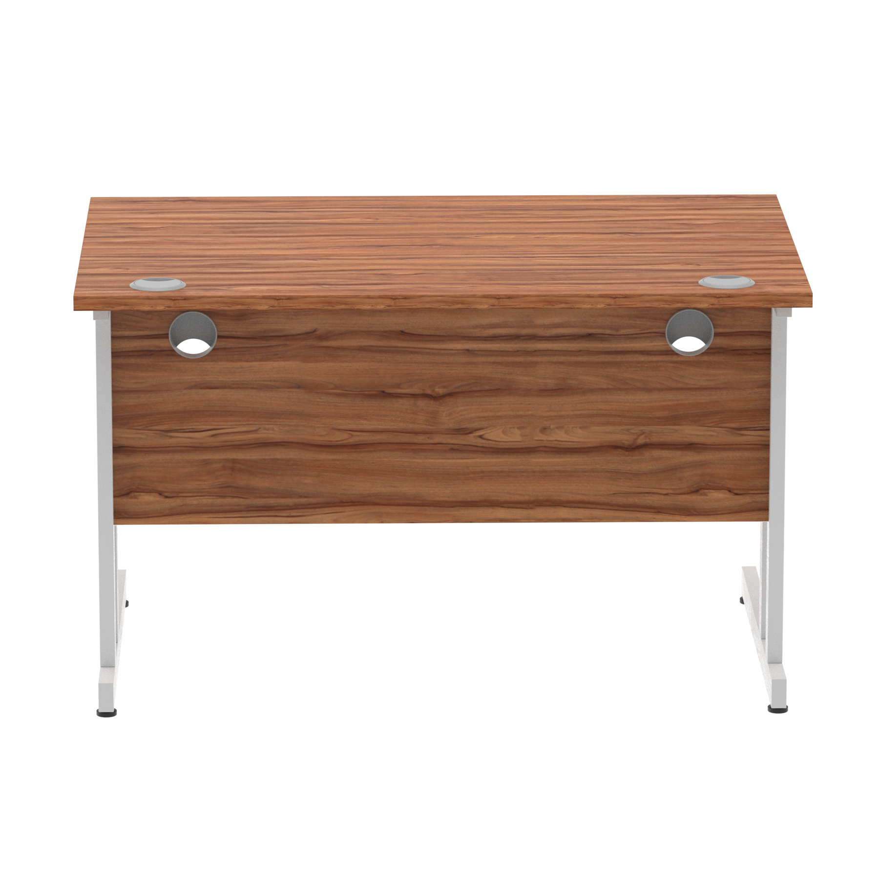 Walnut / Silver Frame