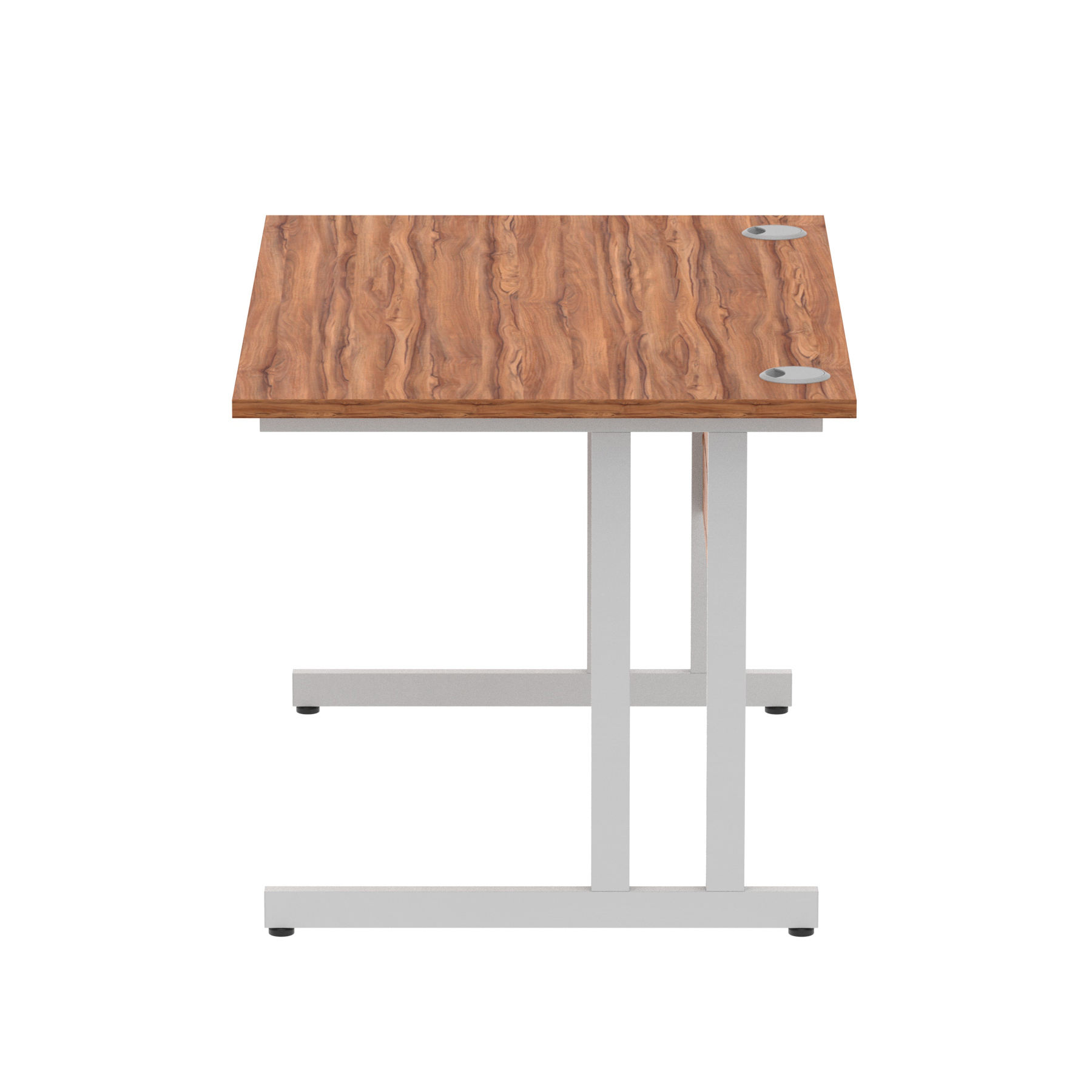 Walnut / Silver Frame