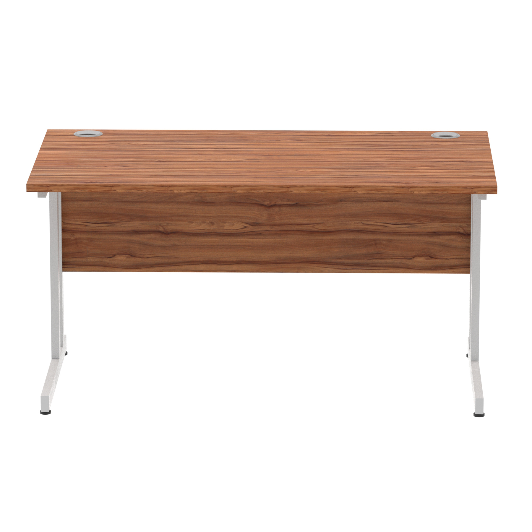 Walnut / Silver Frame