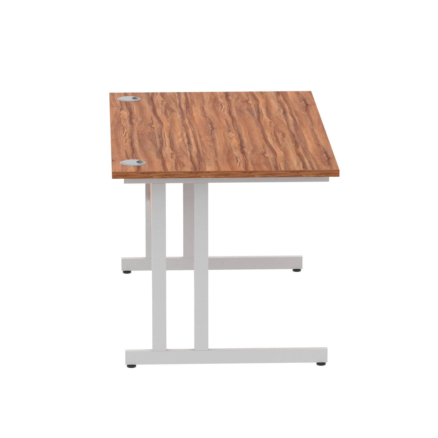Walnut / Silver Frame