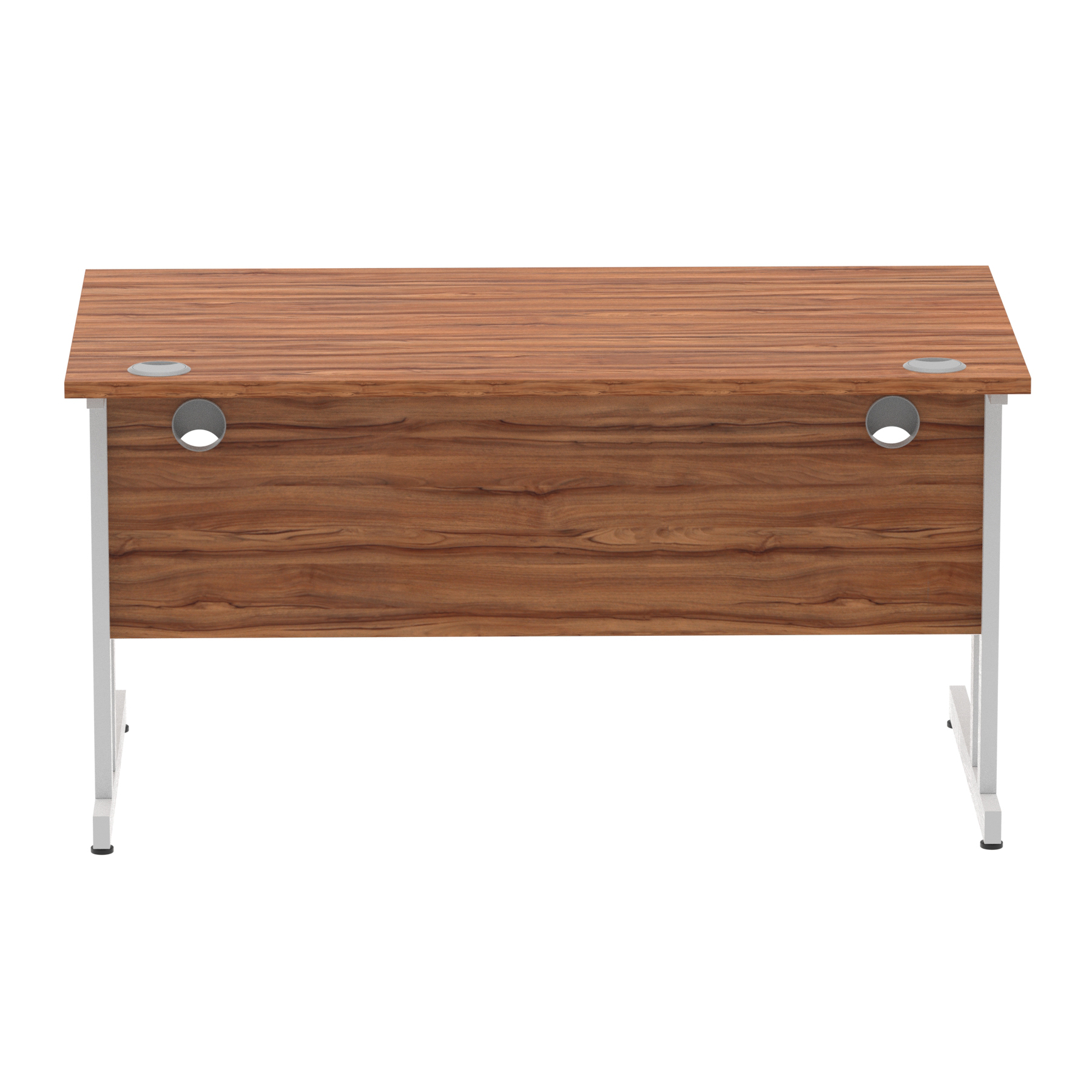 Walnut / Silver Frame