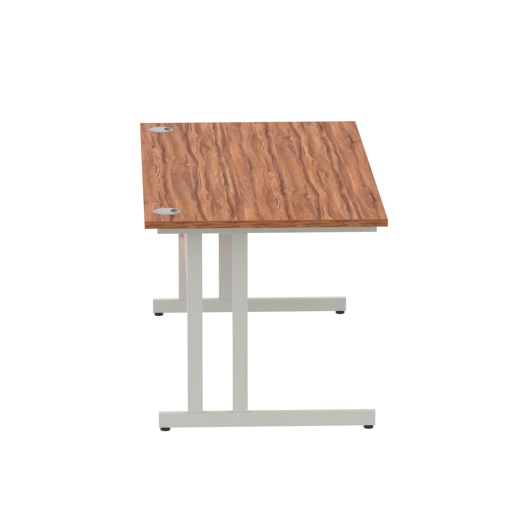 Walnut / Silver Frame