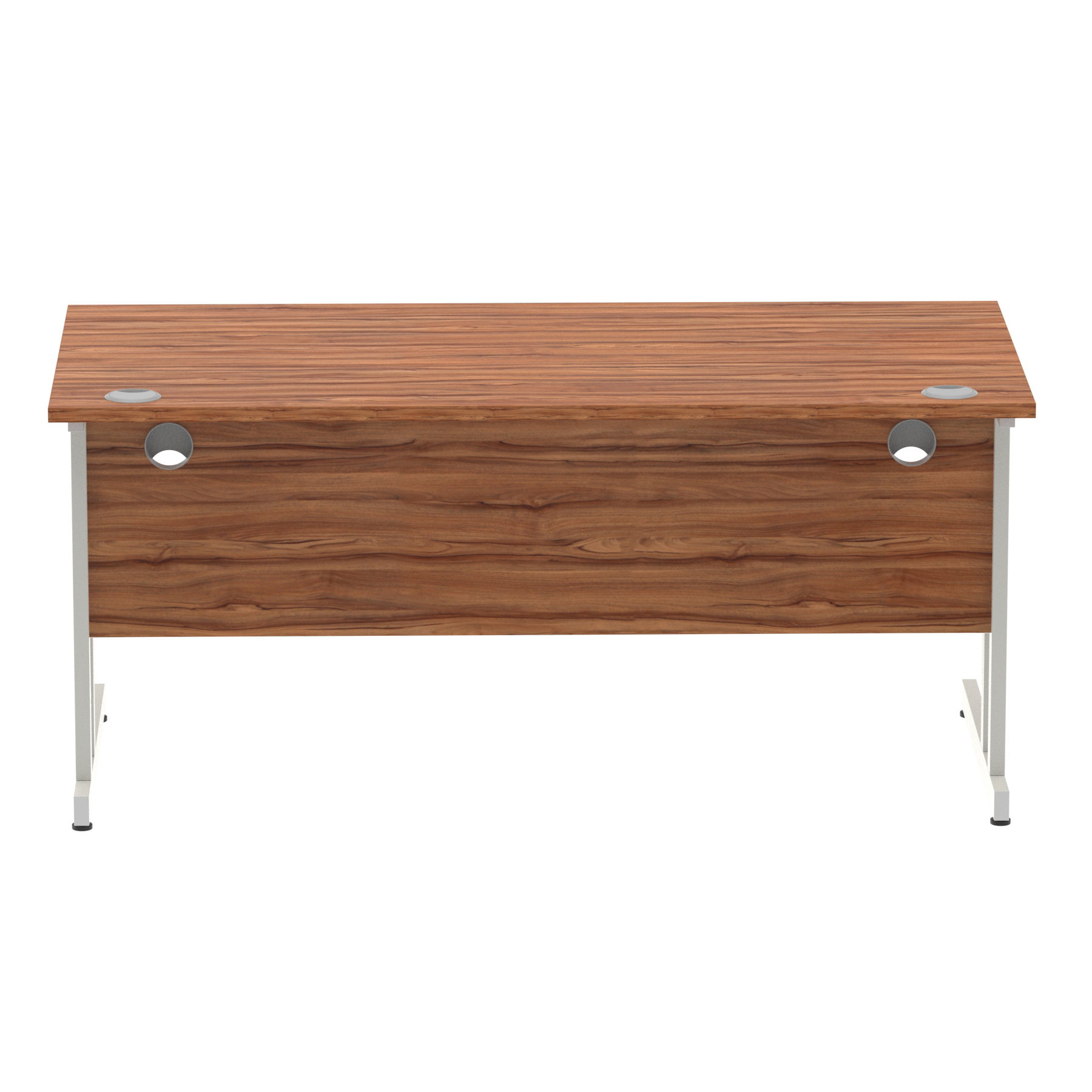 Walnut / Silver Frame