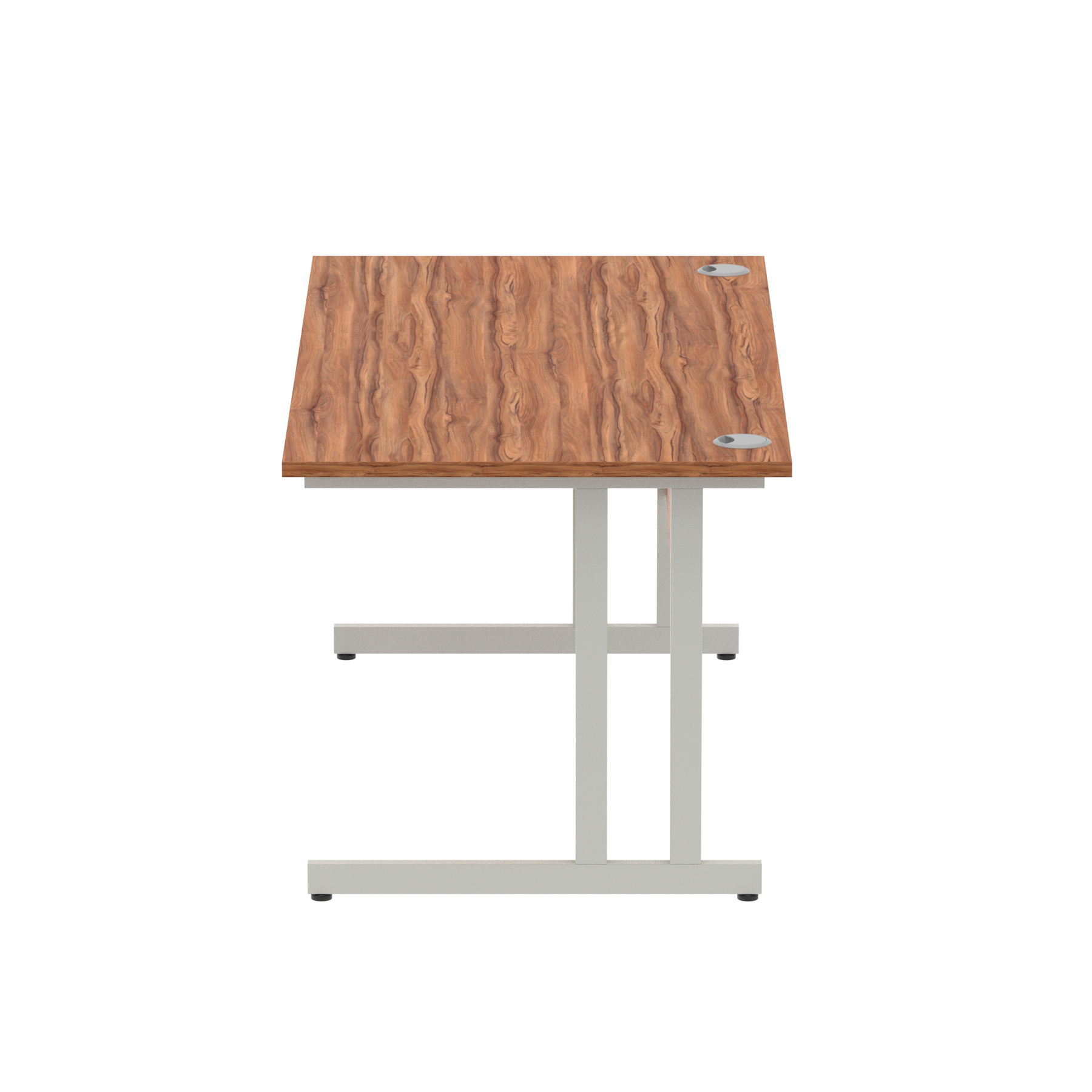 Walnut / Silver Frame
