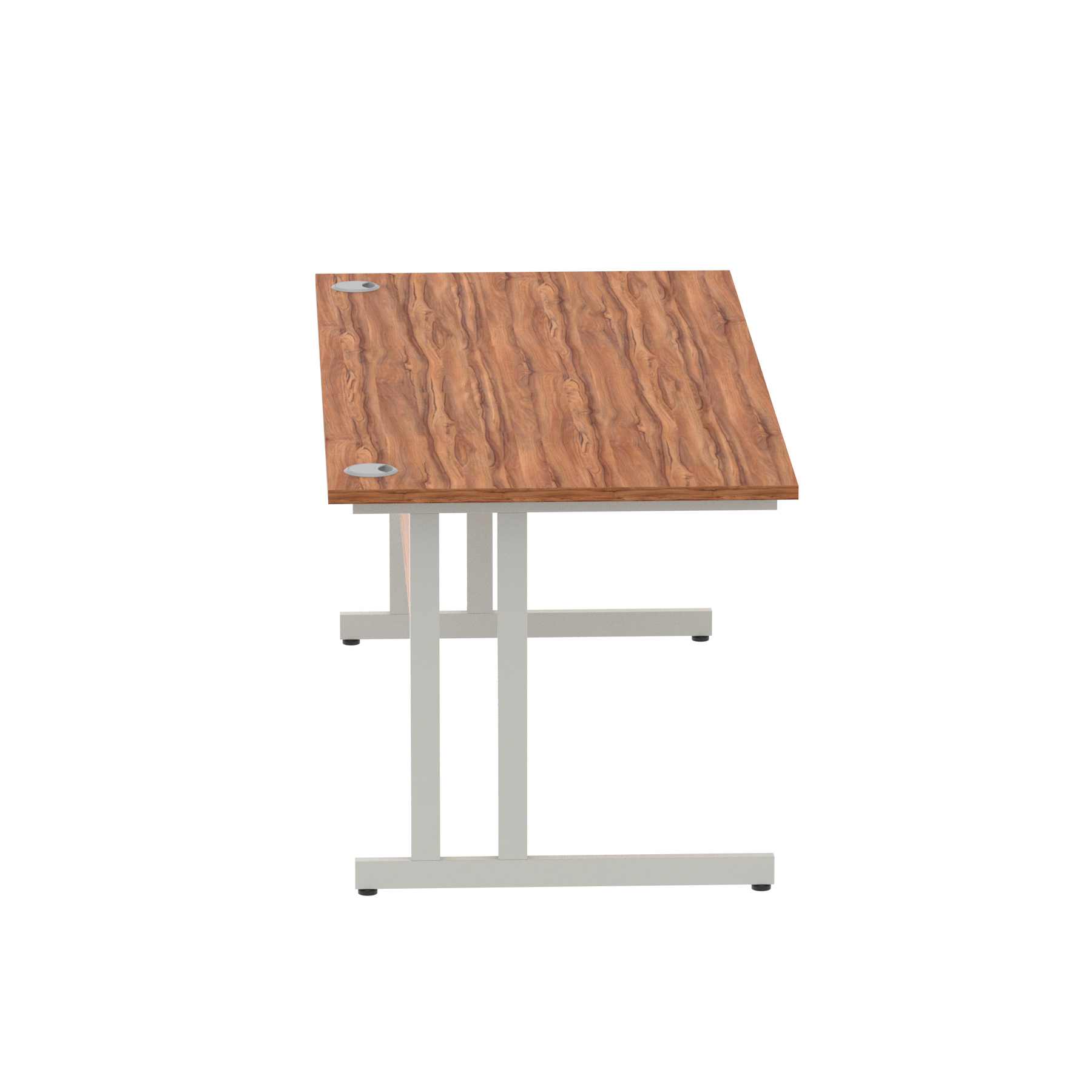 Walnut / Silver Frame