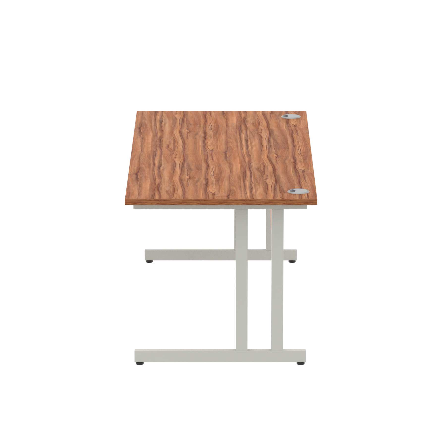 Walnut / Silver Frame