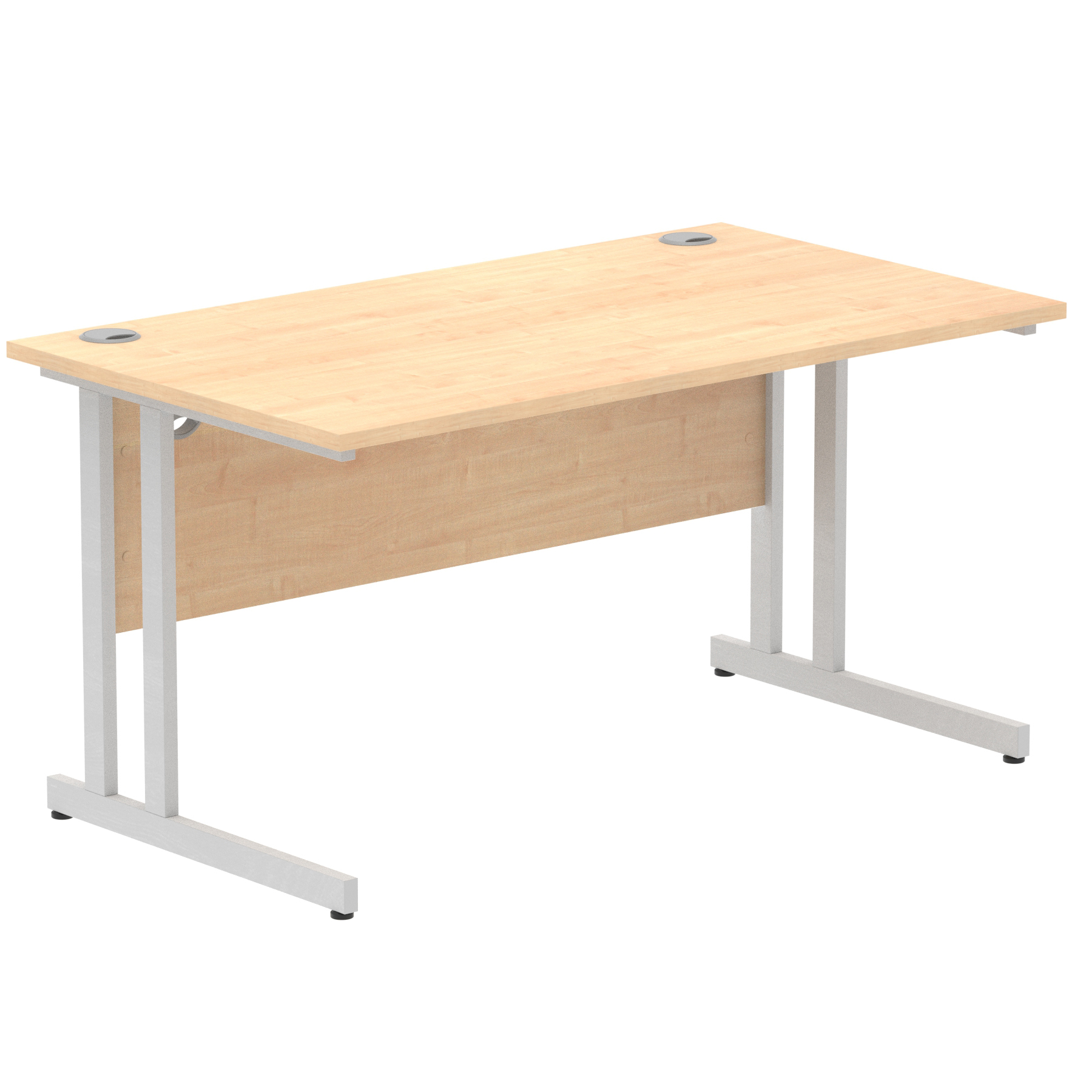 Maple / Silver Frame