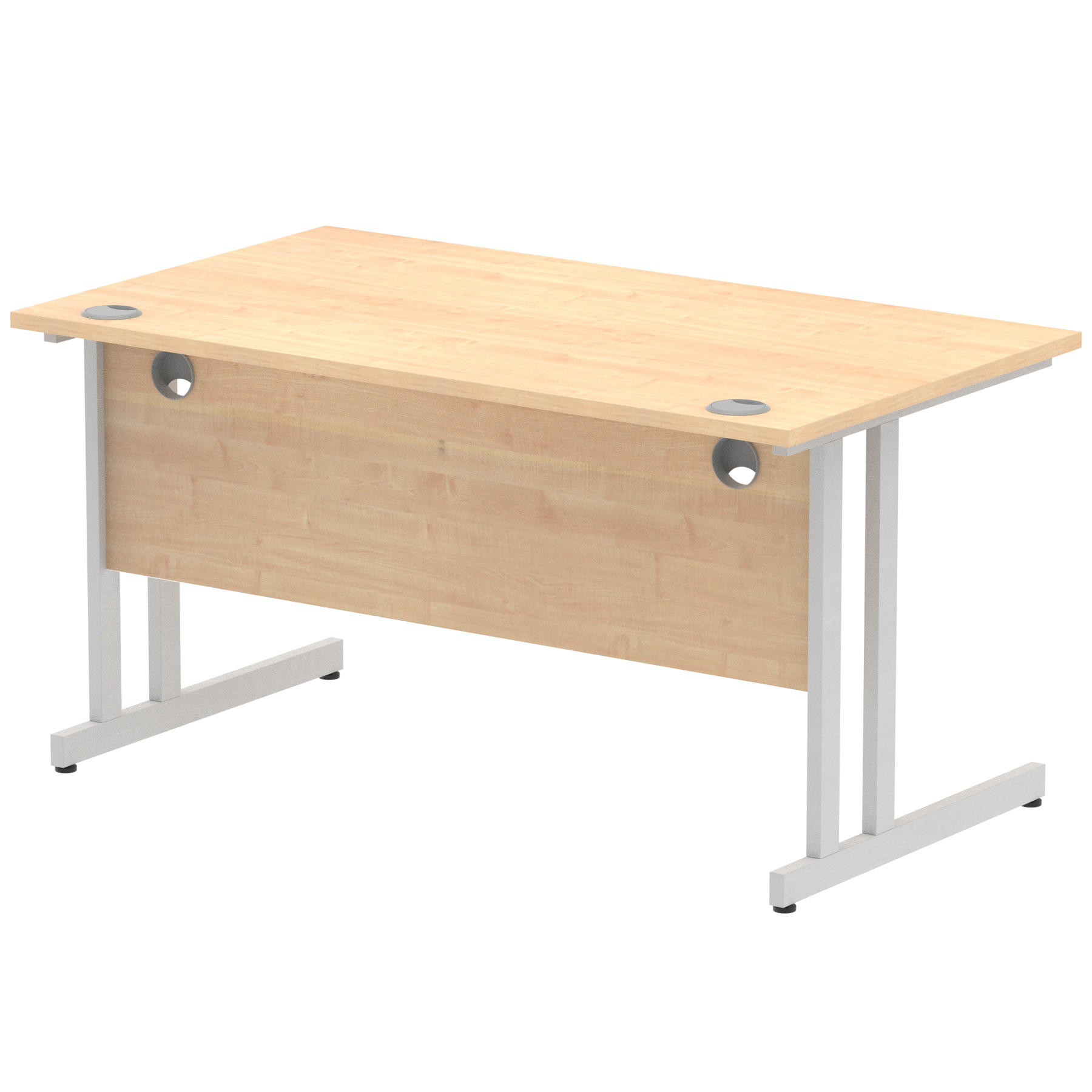 Maple / Silver Frame