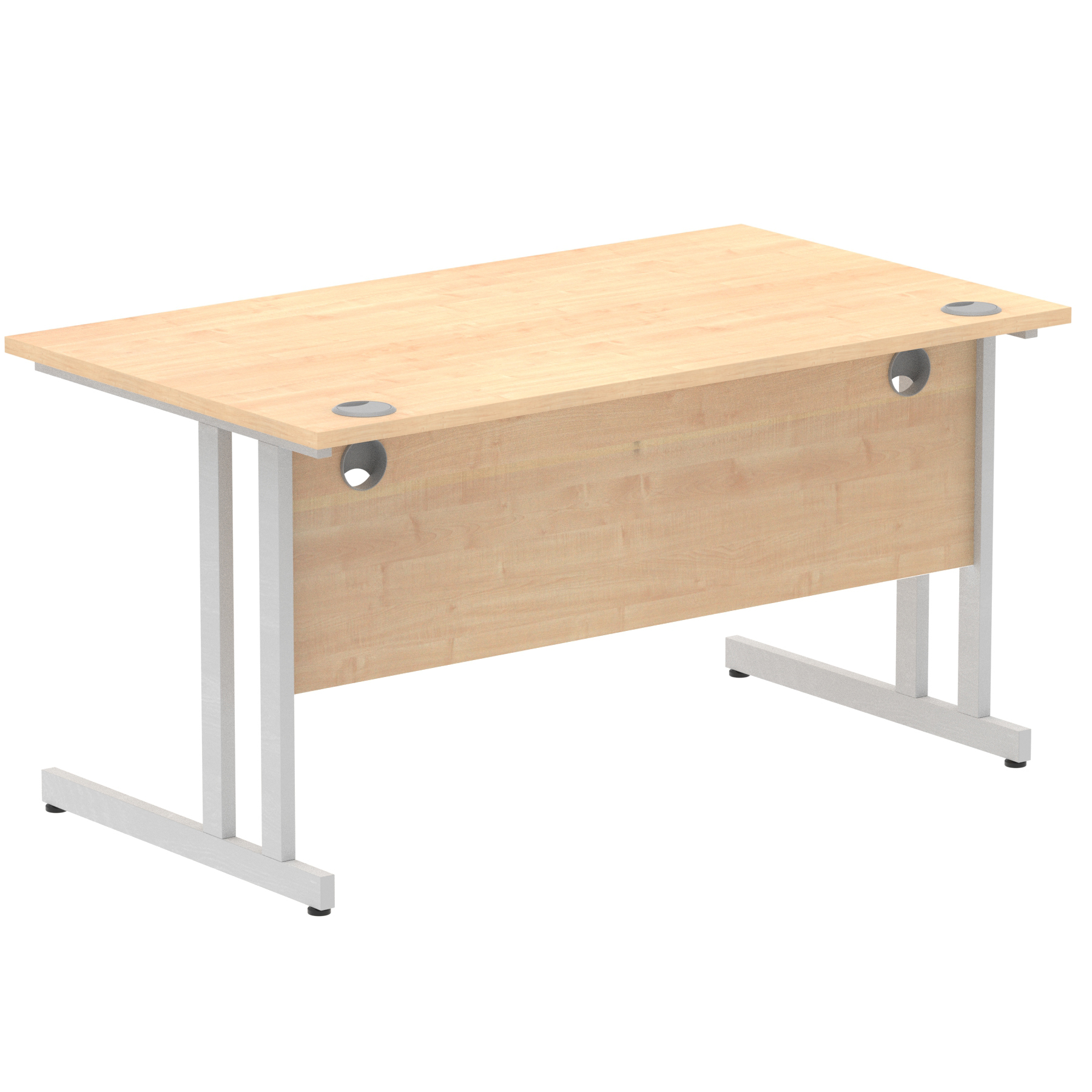 Maple / Silver Frame
