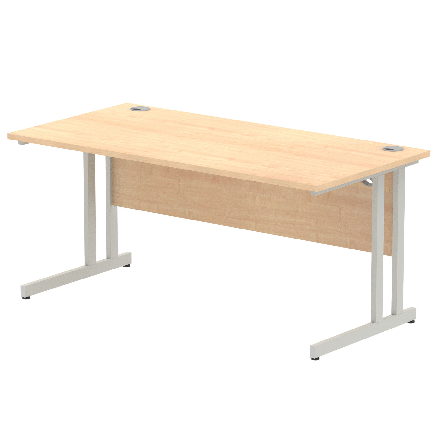 Maple / Silver Frame