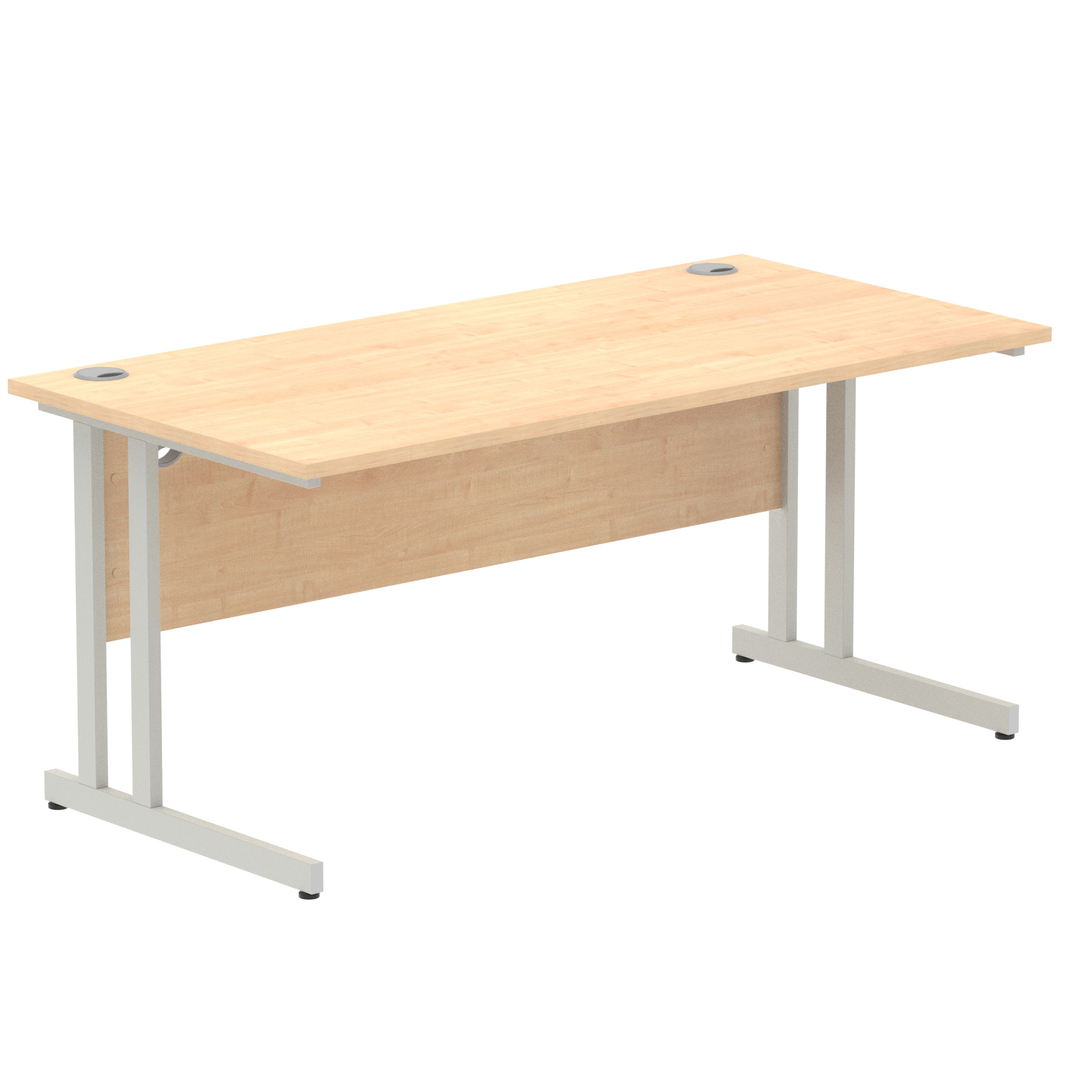 Maple / Silver Frame