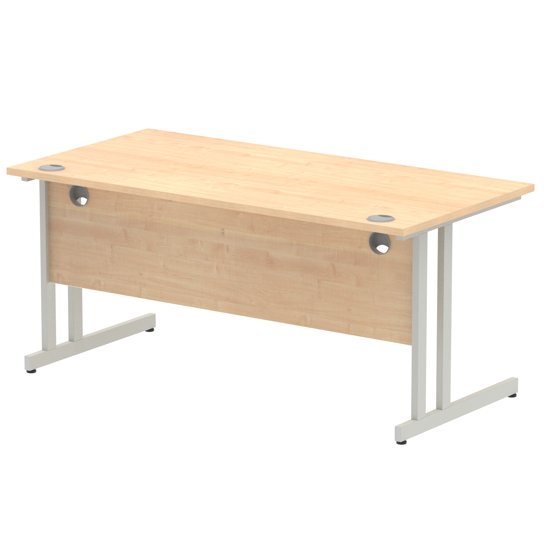 Maple / Silver Frame