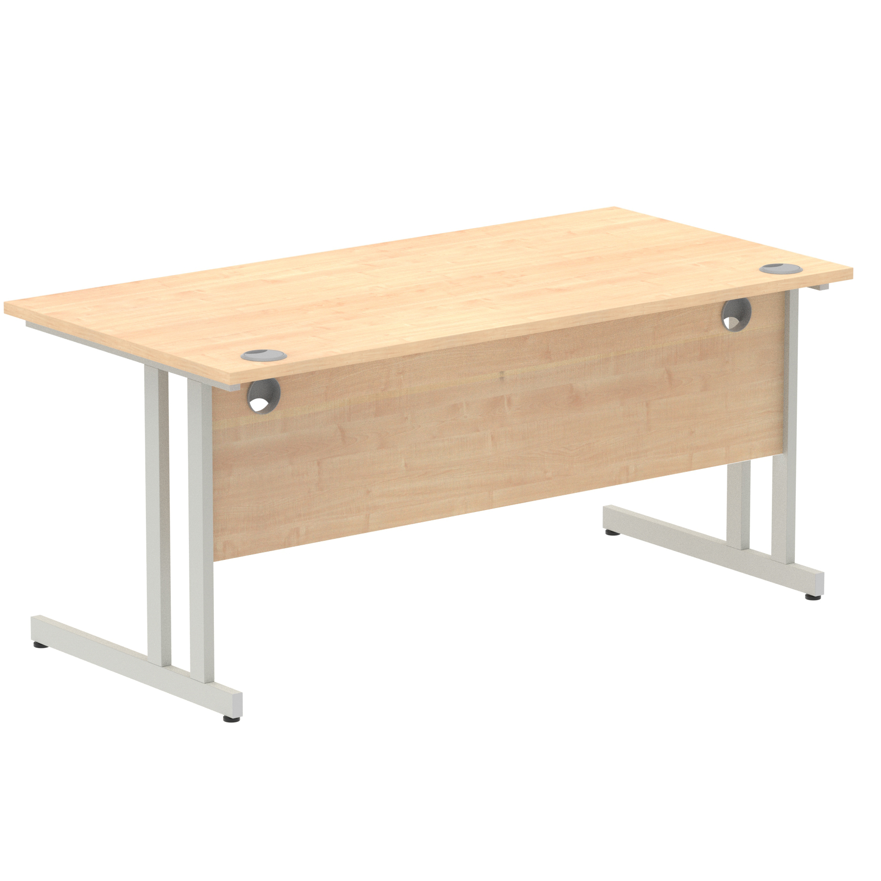 Maple / Silver Frame