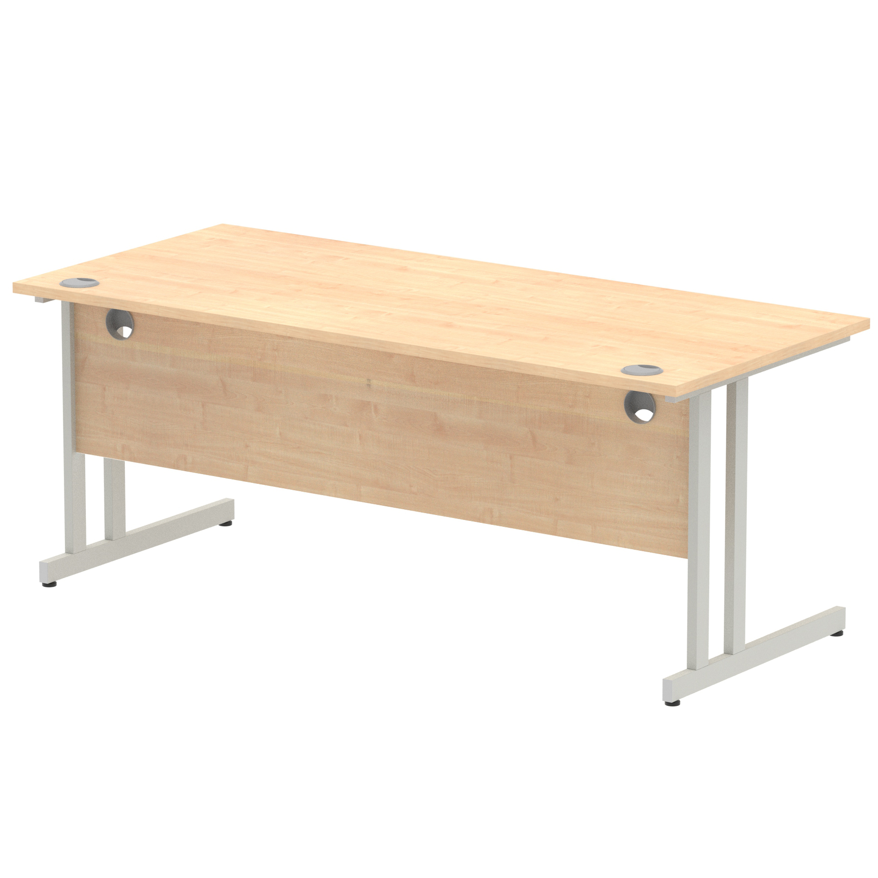 Maple / Silver Frame