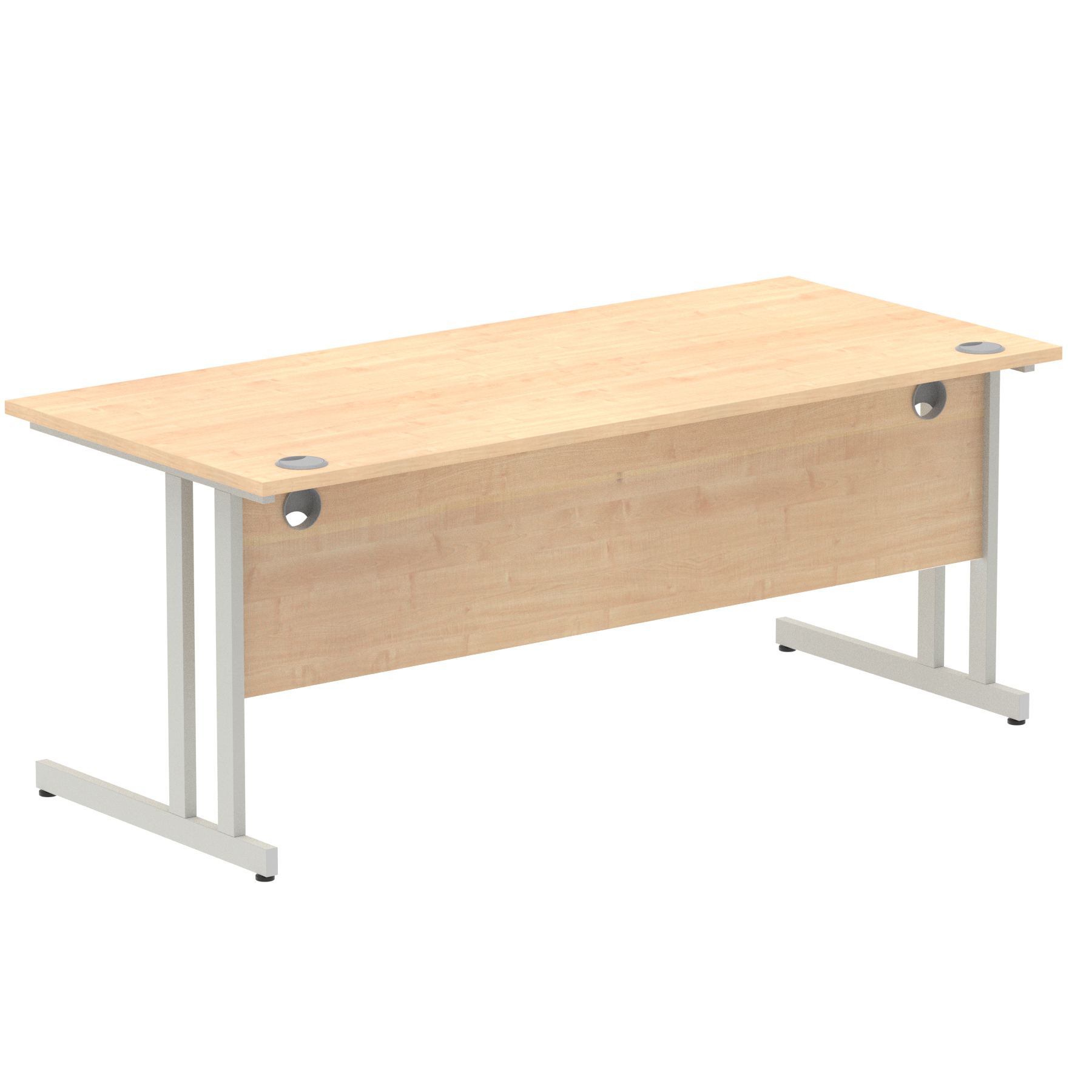 Maple / Silver Frame