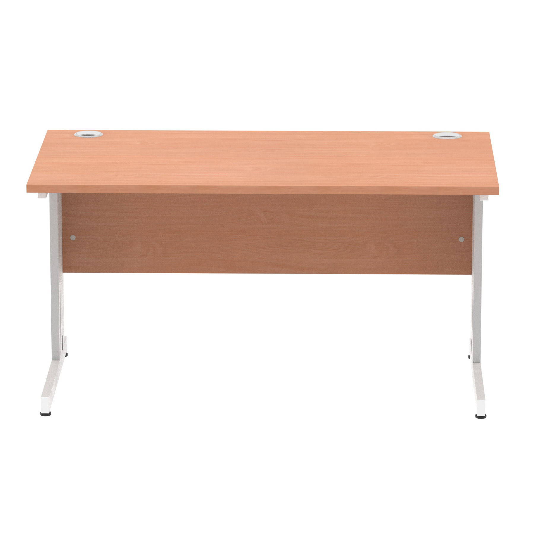 Beech / Silver Frame