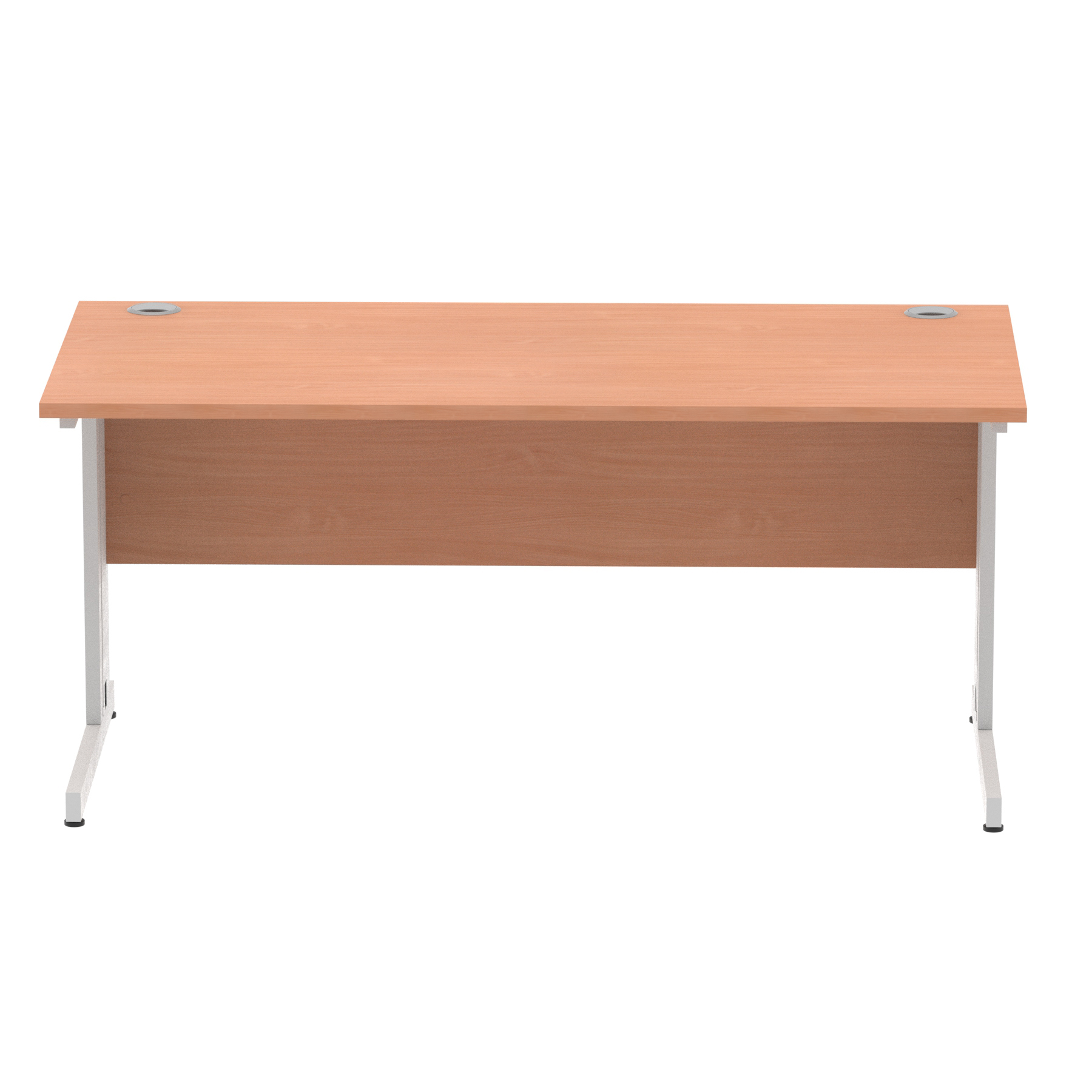 Beech / Silver Frame