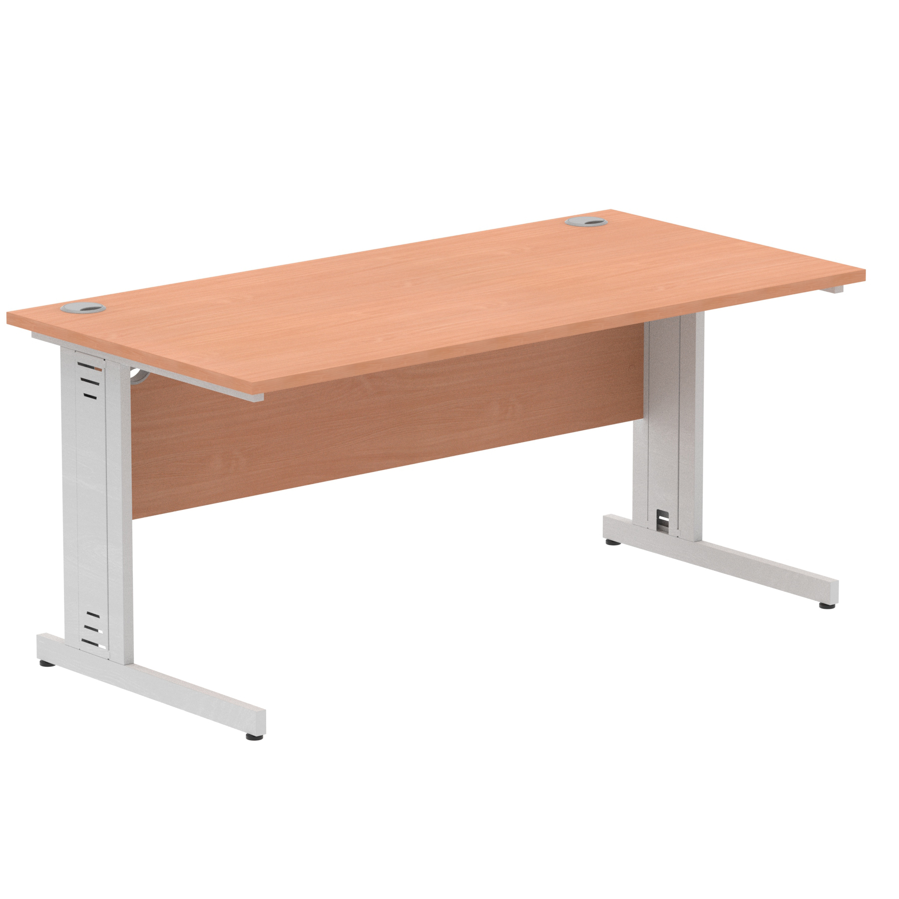 Beech / Silver Frame