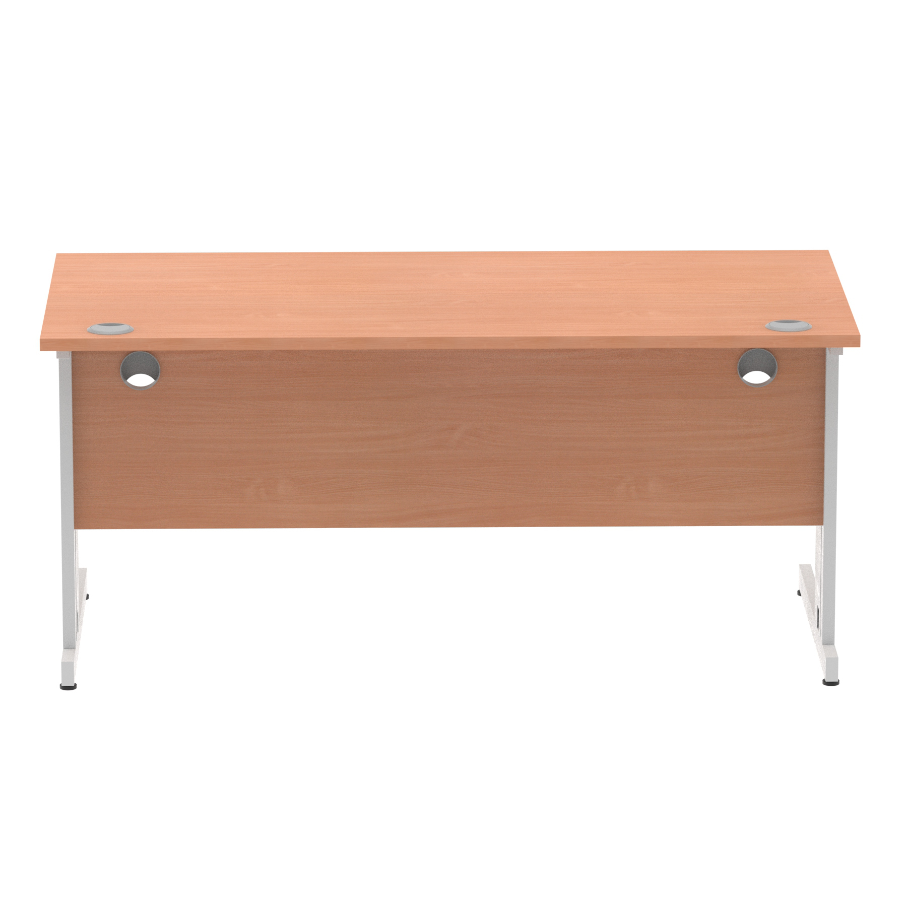 Beech / Silver Frame