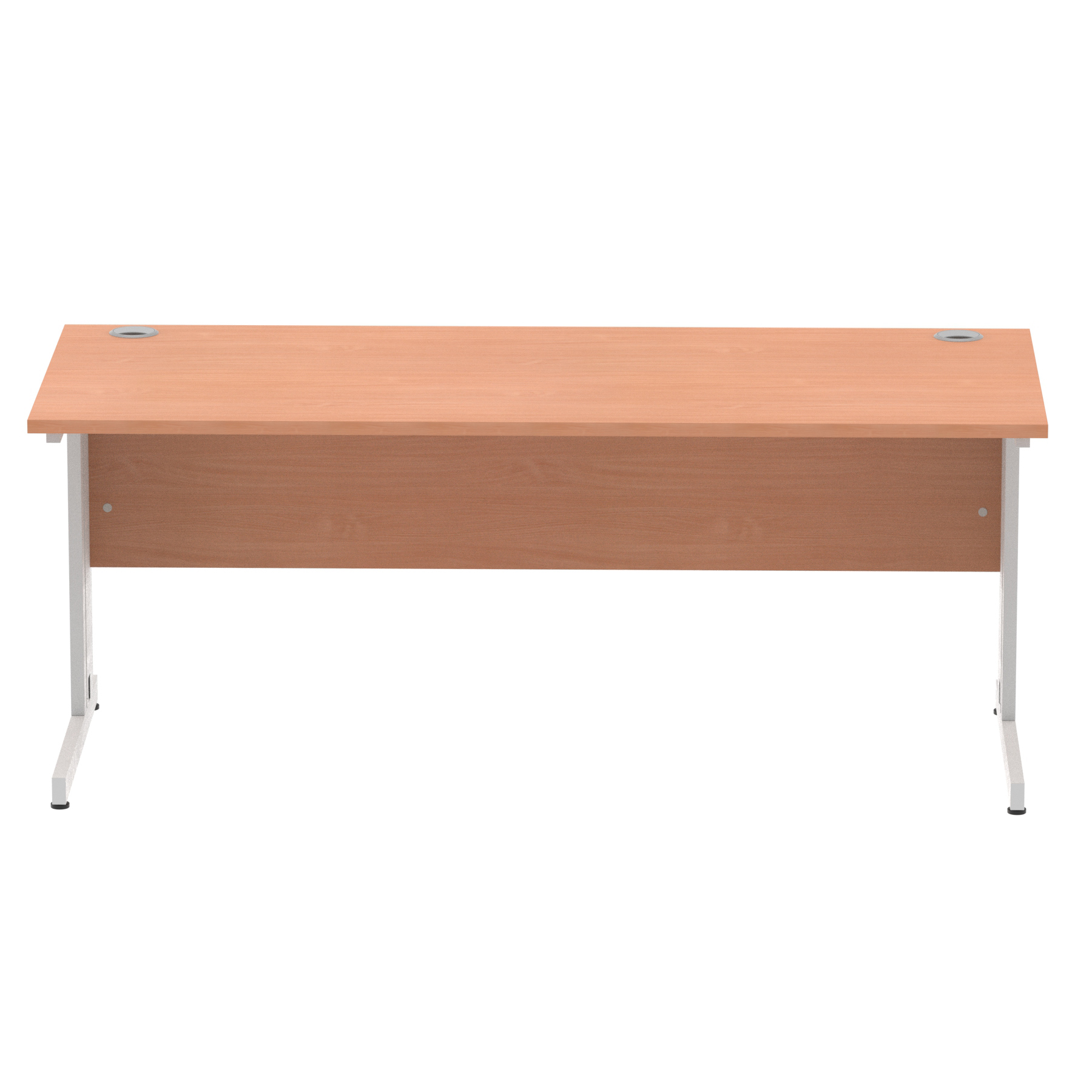 Beech / Silver Frame