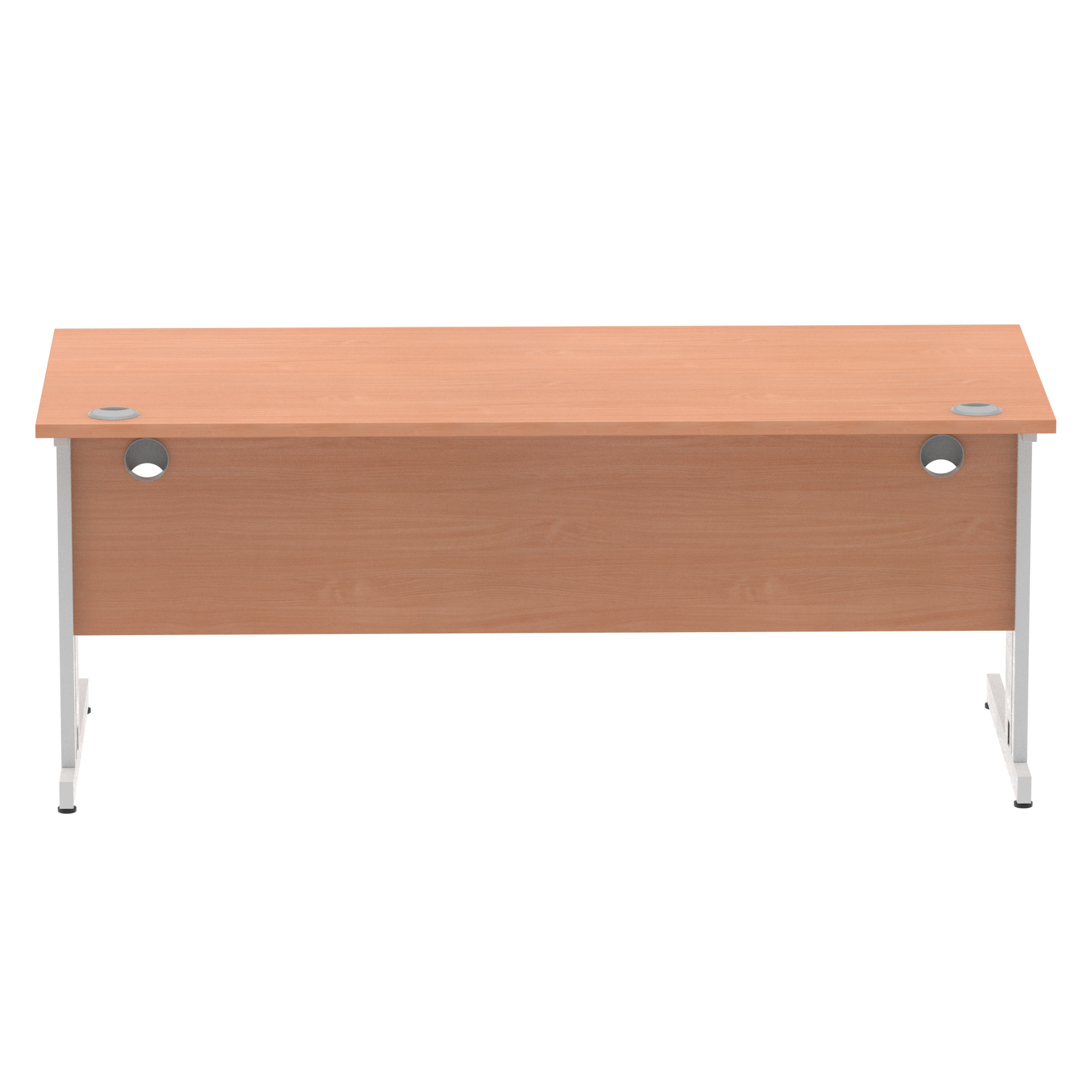 Beech / Silver Frame