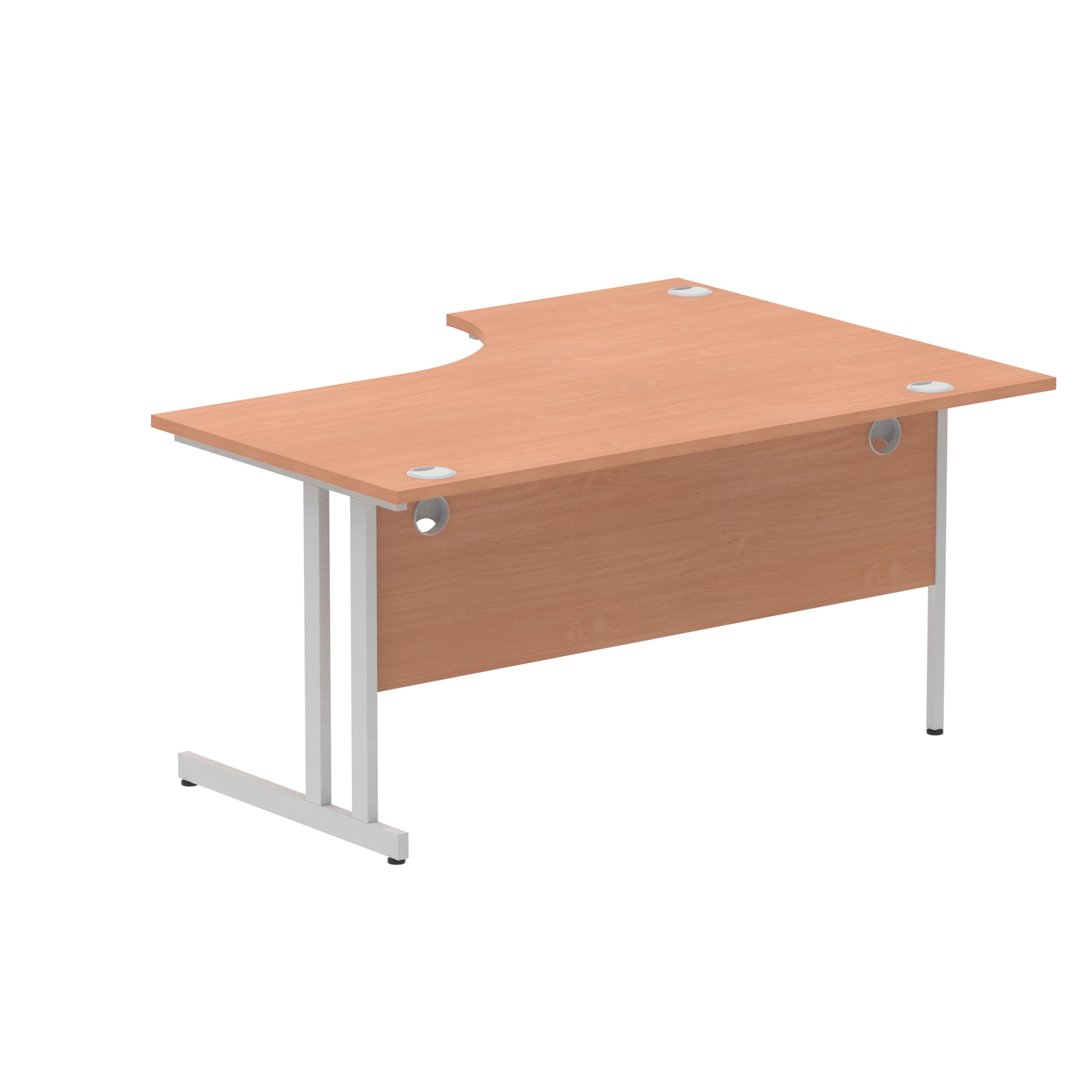 Beech / Silver Frame