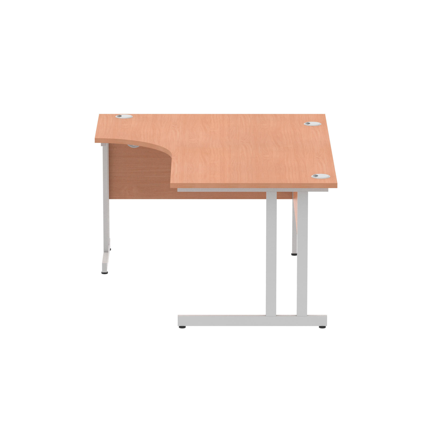 Beech / Silver Frame