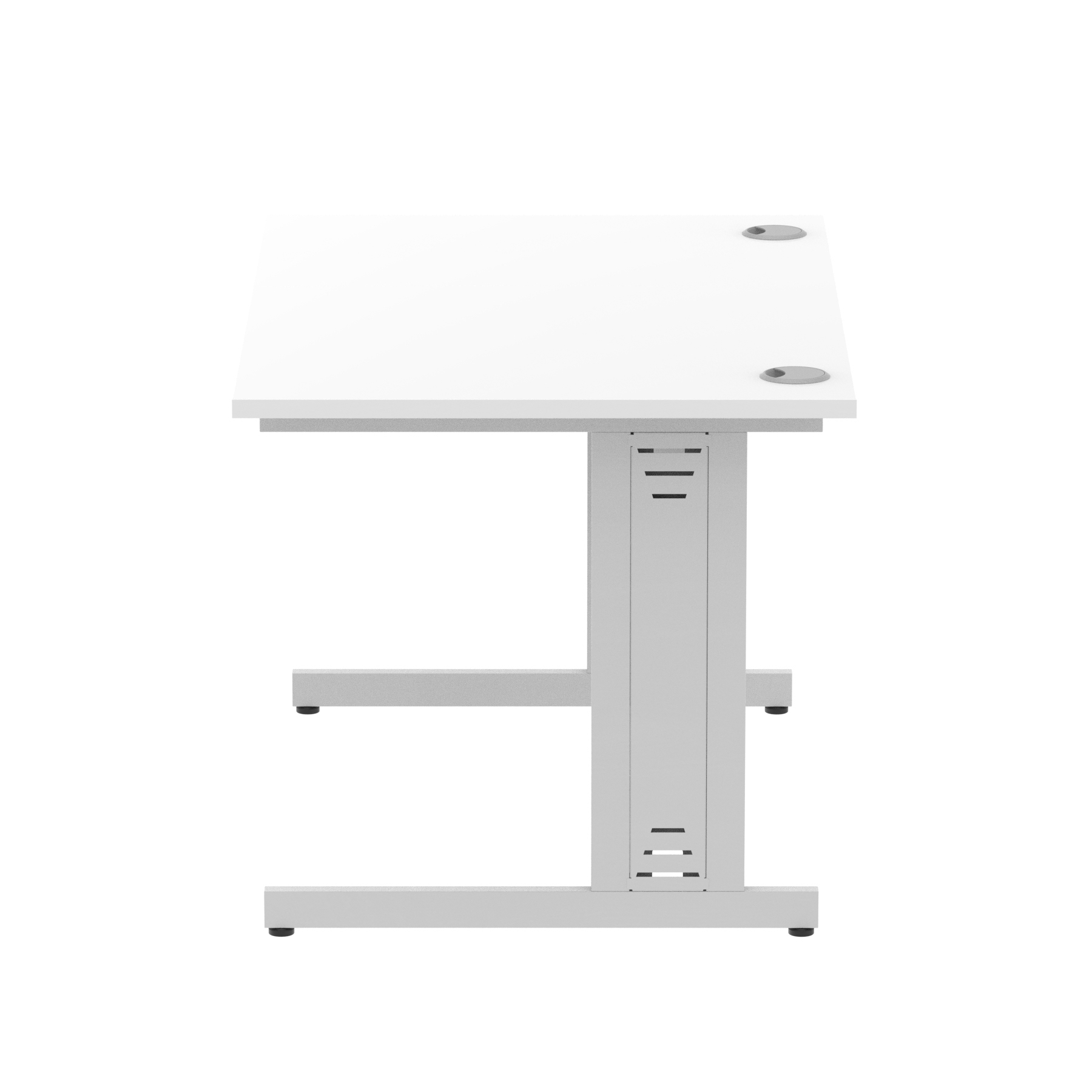 White / Silver Frame