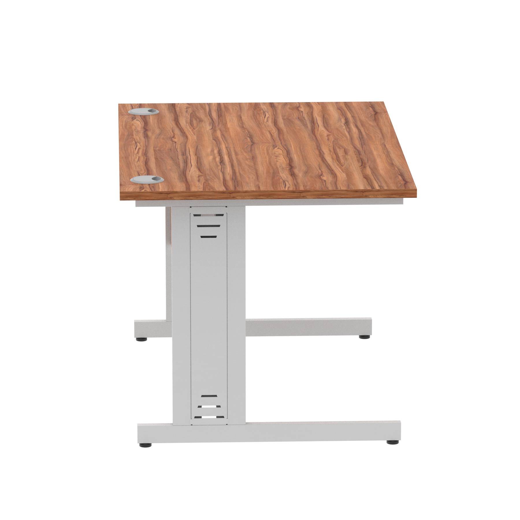 Walnut / Silver Frame